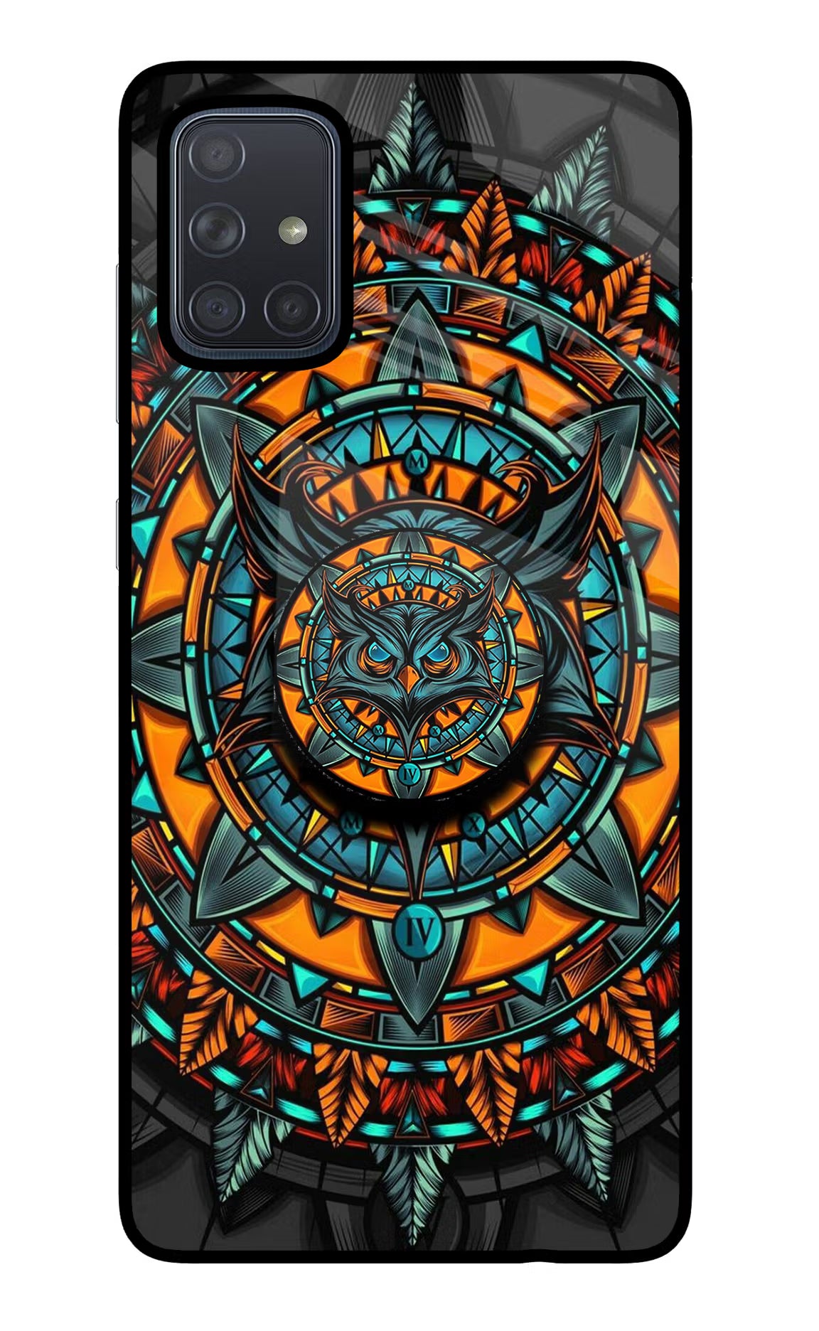 Angry Owl Samsung A71 Pop Case - Angry Owl Samsung A71 Pop Case by Casekaro Angry Owl Samsung A71 Pop Case by Casekaro