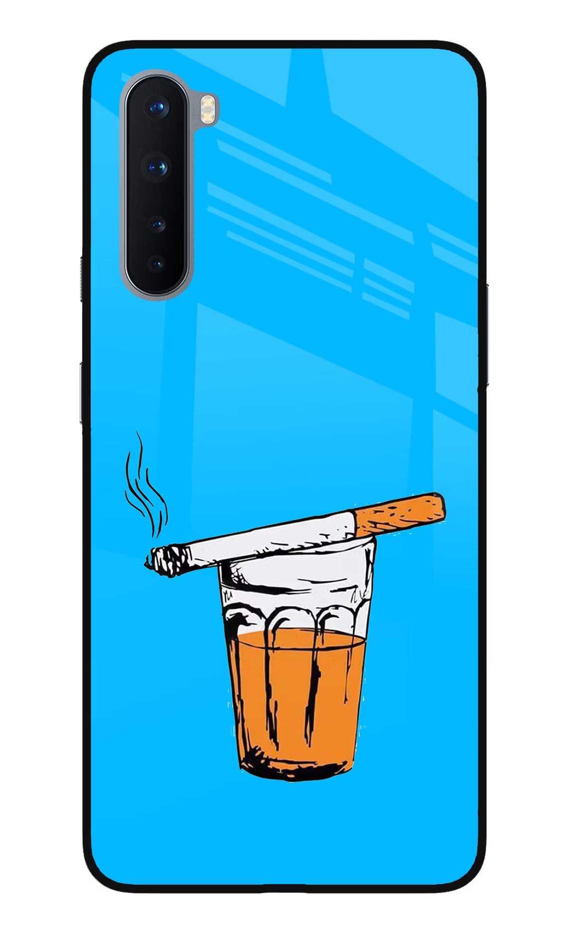 Chai Sutta Oneplus Nord Glass Case - Chai Sutta Oneplus Nord Glass Case Chai Sutta Oneplus Nord Glass Case