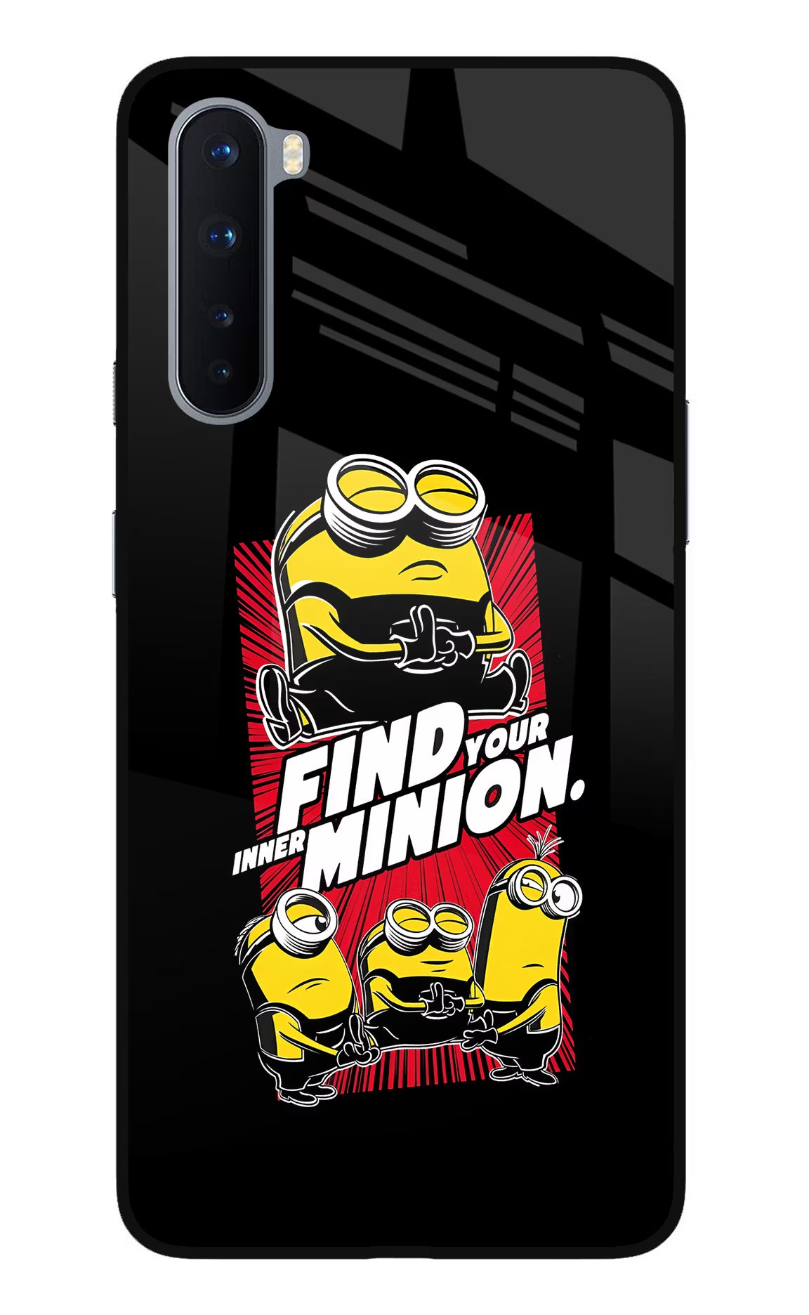 Find your inner Minion Oneplus Nord Glass Case - Find your inner Minion Oneplus Nord Glass Case Find your inner Minion Oneplus Nord Glass Case