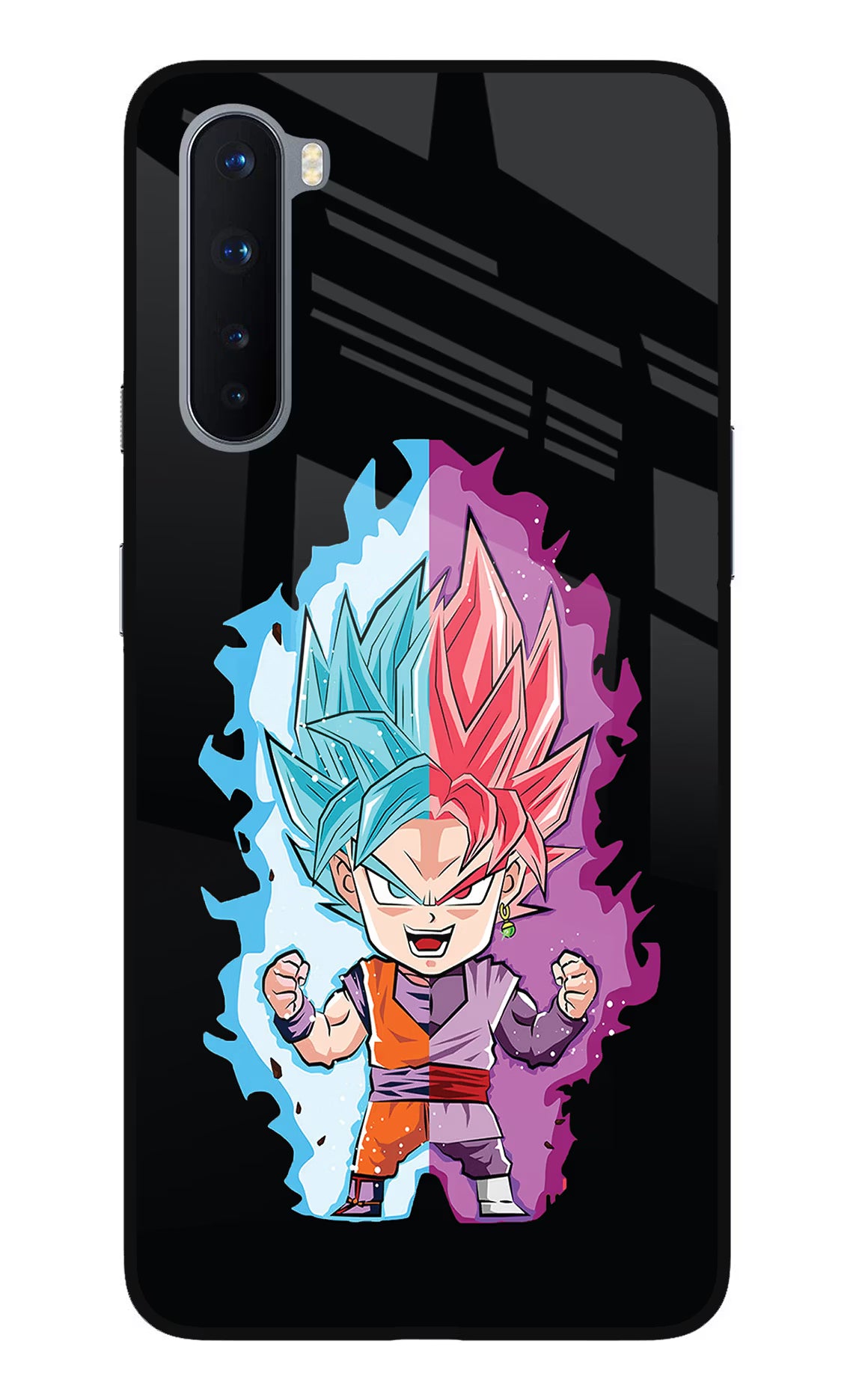 Chota Goku Oneplus Nord Glass Case - Chota Goku Oneplus Nord Glass Case Chota Goku Oneplus Nord Glass Case