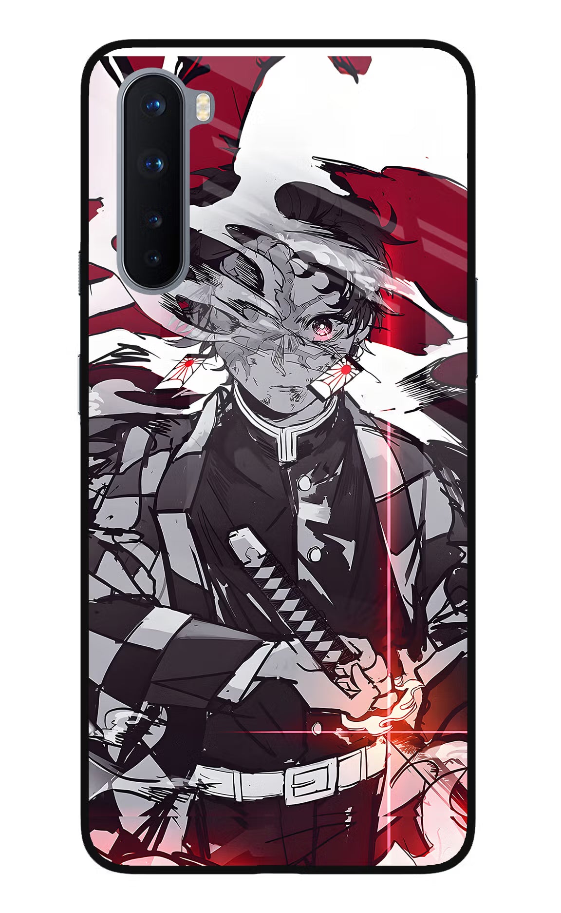 Demon Slayer Oneplus Nord Glass Case - Demon Slayer Oneplus Nord Glass Case Demon Slayer Oneplus Nord Glass Case