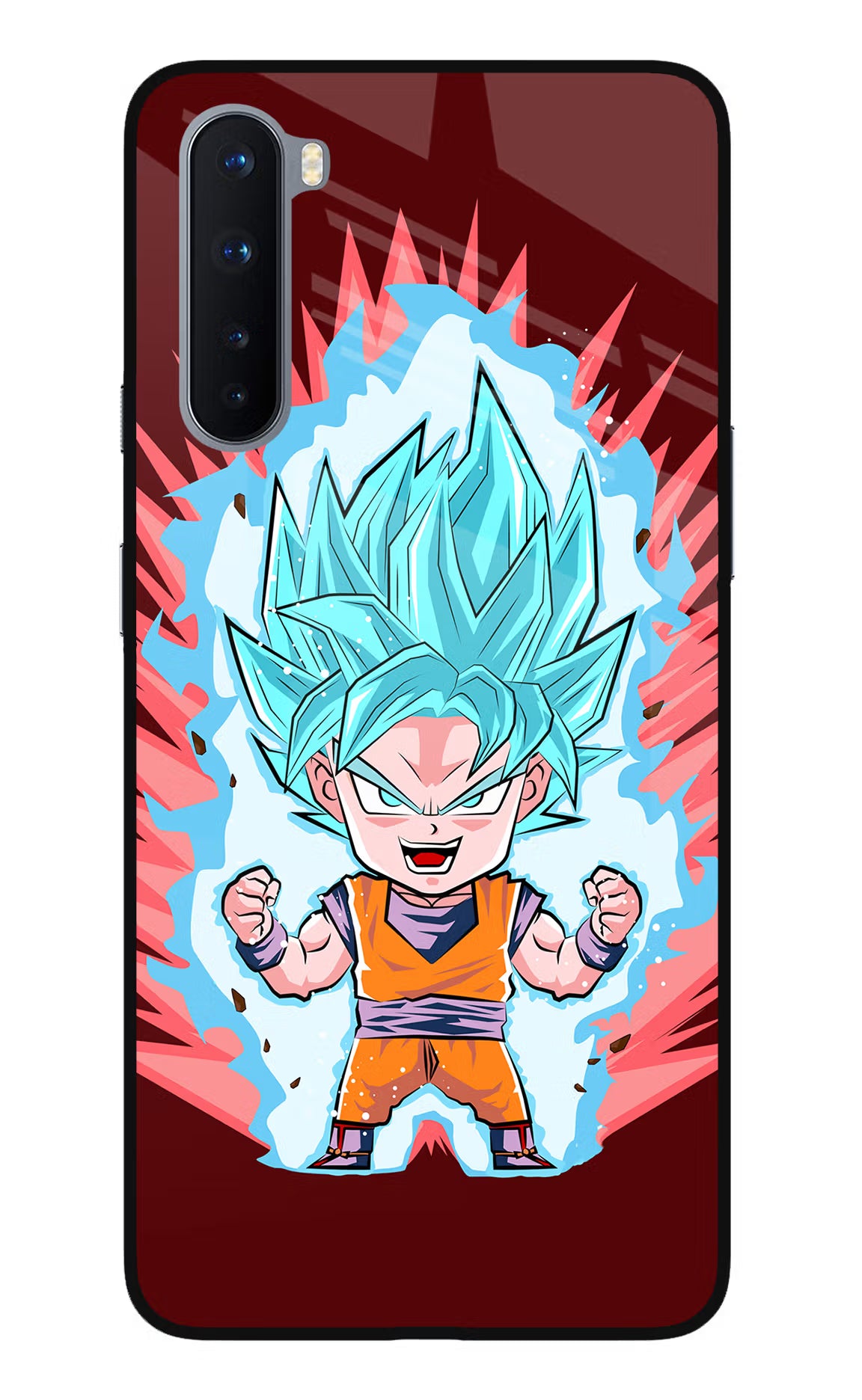 Goku Little Oneplus Nord Glass Case - Goku Little Oneplus Nord Glass Case Goku Little Oneplus Nord Glass Case