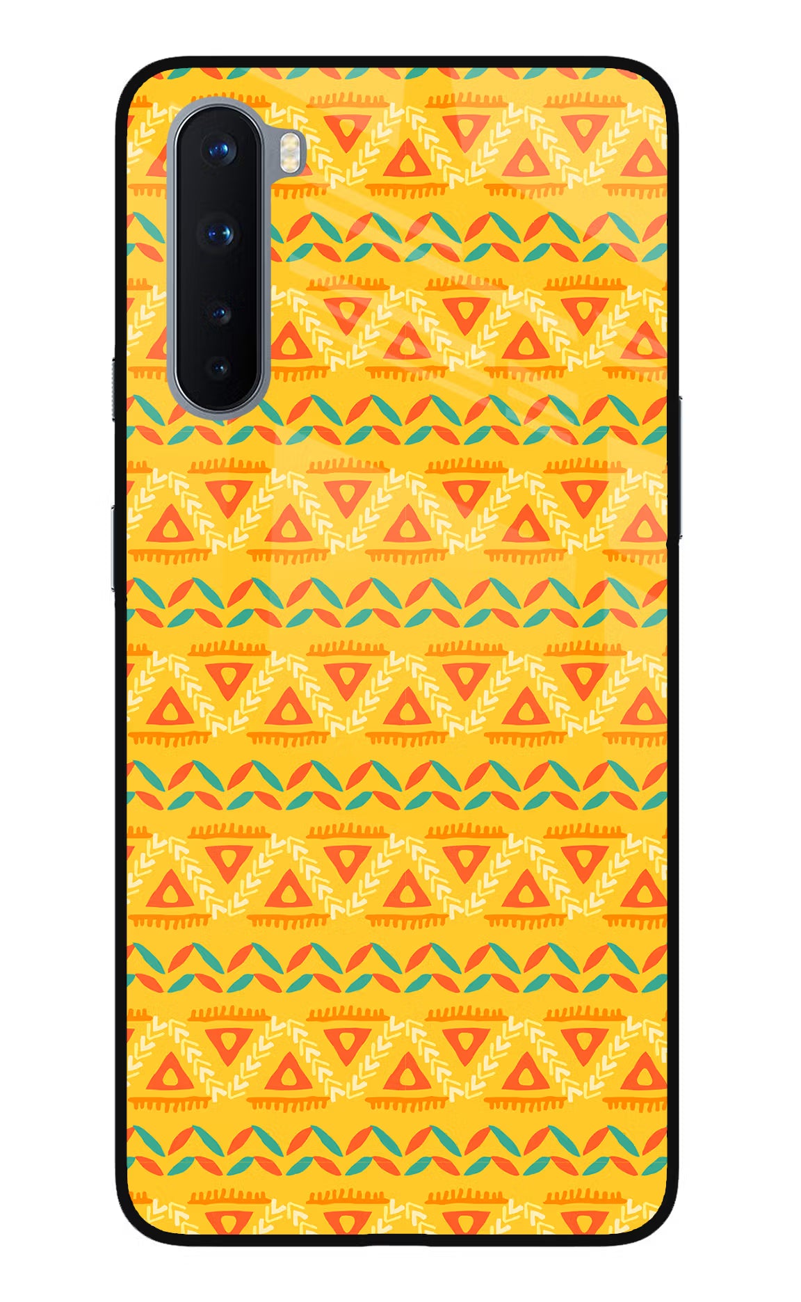 Tribal Pattern Oneplus Nord Glass Case - Tribal Pattern Oneplus Nord Glass Case Tribal Pattern Oneplus Nord Glass Case