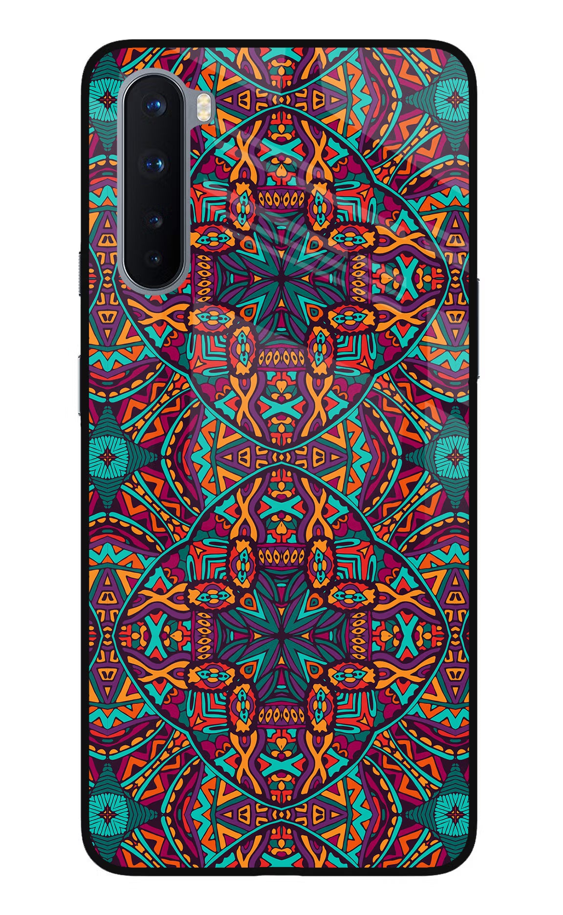 Colour Mandala Oneplus Nord Glass Case - Colour Mandala Oneplus Nord Glass Case Colour Mandala Oneplus Nord Glass Case