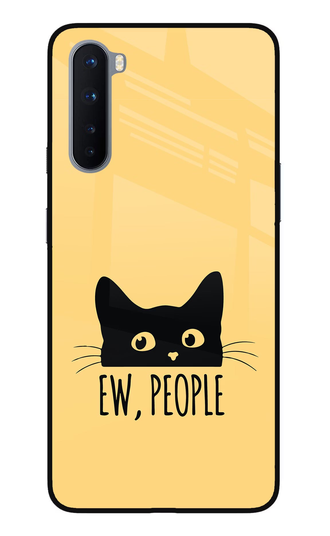 Ew People Catitude Oneplus Nord Glass Case - Ew People Catitude Oneplus Nord Glass Case Ew People Catitude Oneplus Nord Glass Case