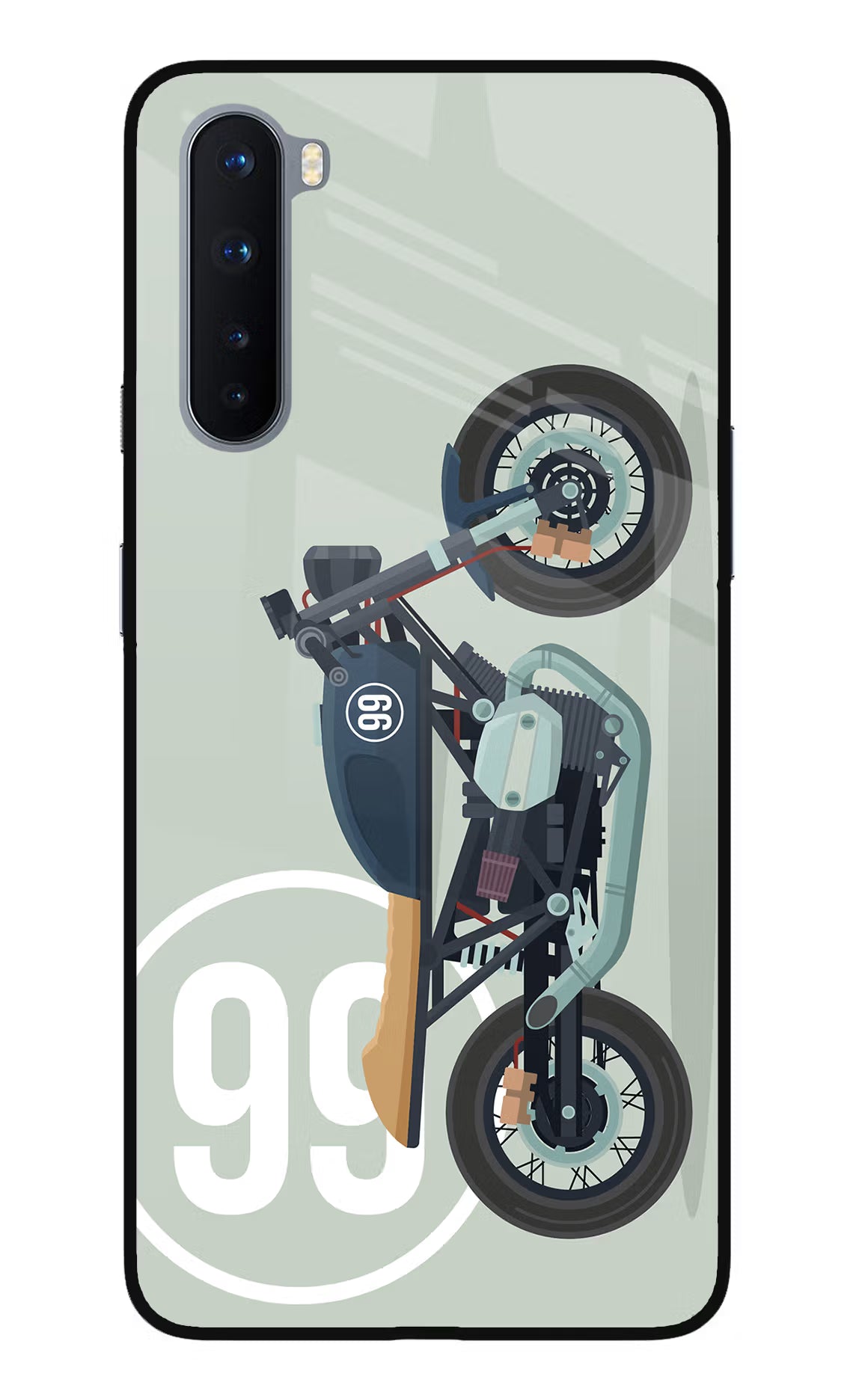 Classic Cafe Racer 99 Oneplus Nord Glass Case - Classic Cafe Racer 99 Oneplus Nord Glass Case Classic Cafe Racer 99 Oneplus Nord Glass Case