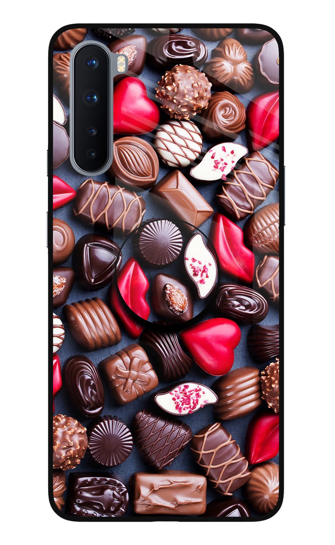 Chocolates Oneplus Nord Glass Case - Chocolates Oneplus Nord Glass Case Chocolates Oneplus Nord Glass Case
