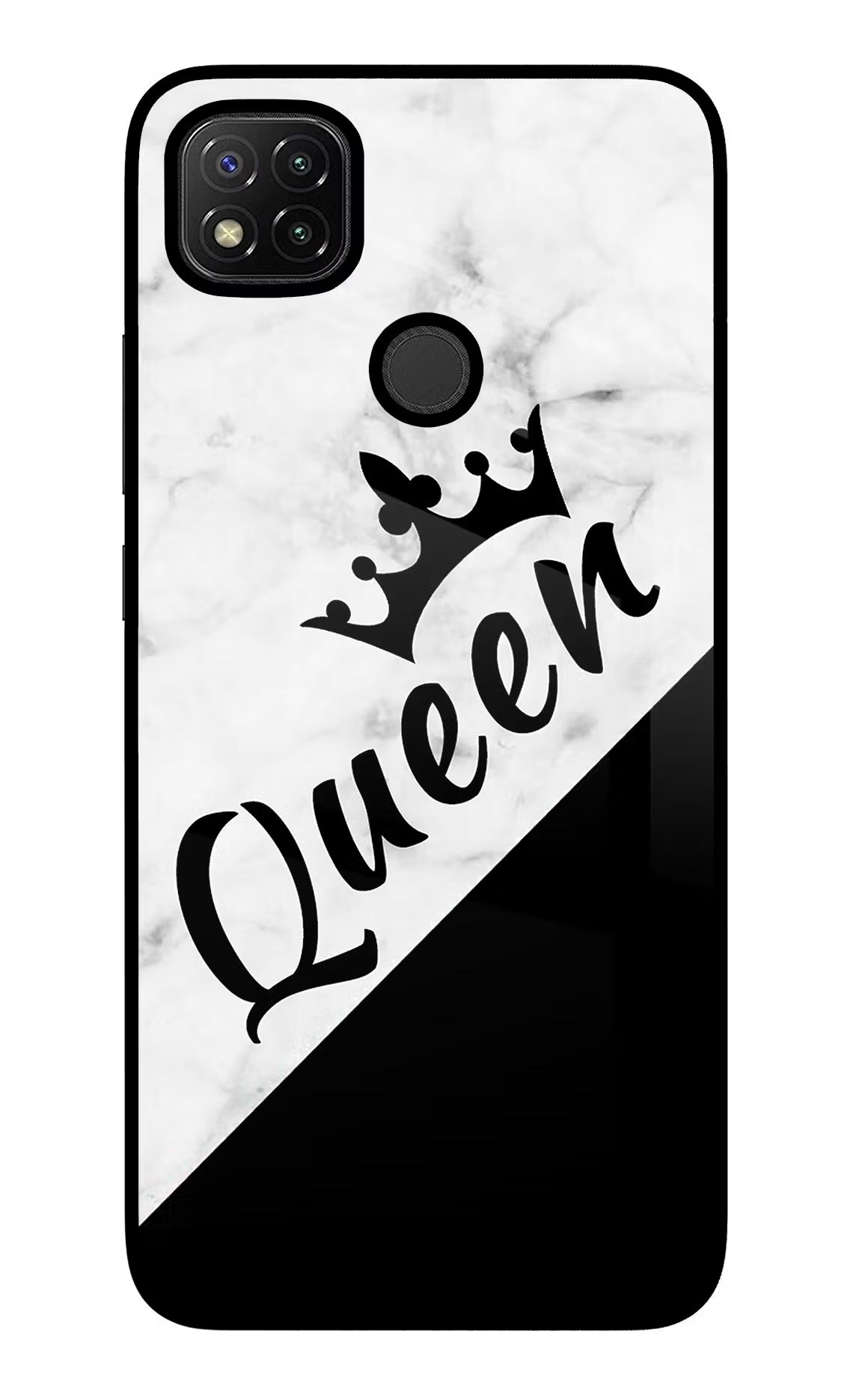 Queen Redmi 9 Glass Case - Queen Redmi 9 Glass Case Queen Redmi 9 Glass Case