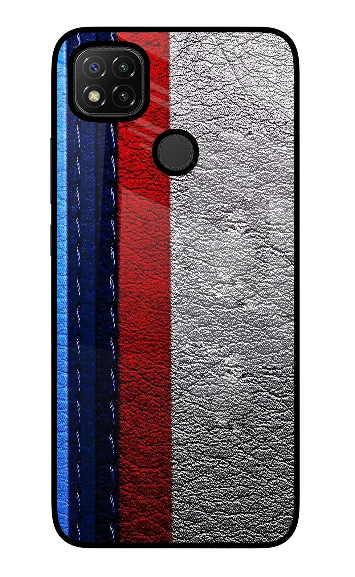 BMW Stripes Redmi 9 Glass Case - BMW Stripes Redmi 9 Glass Case BMW Stripes Redmi 9 Glass Case