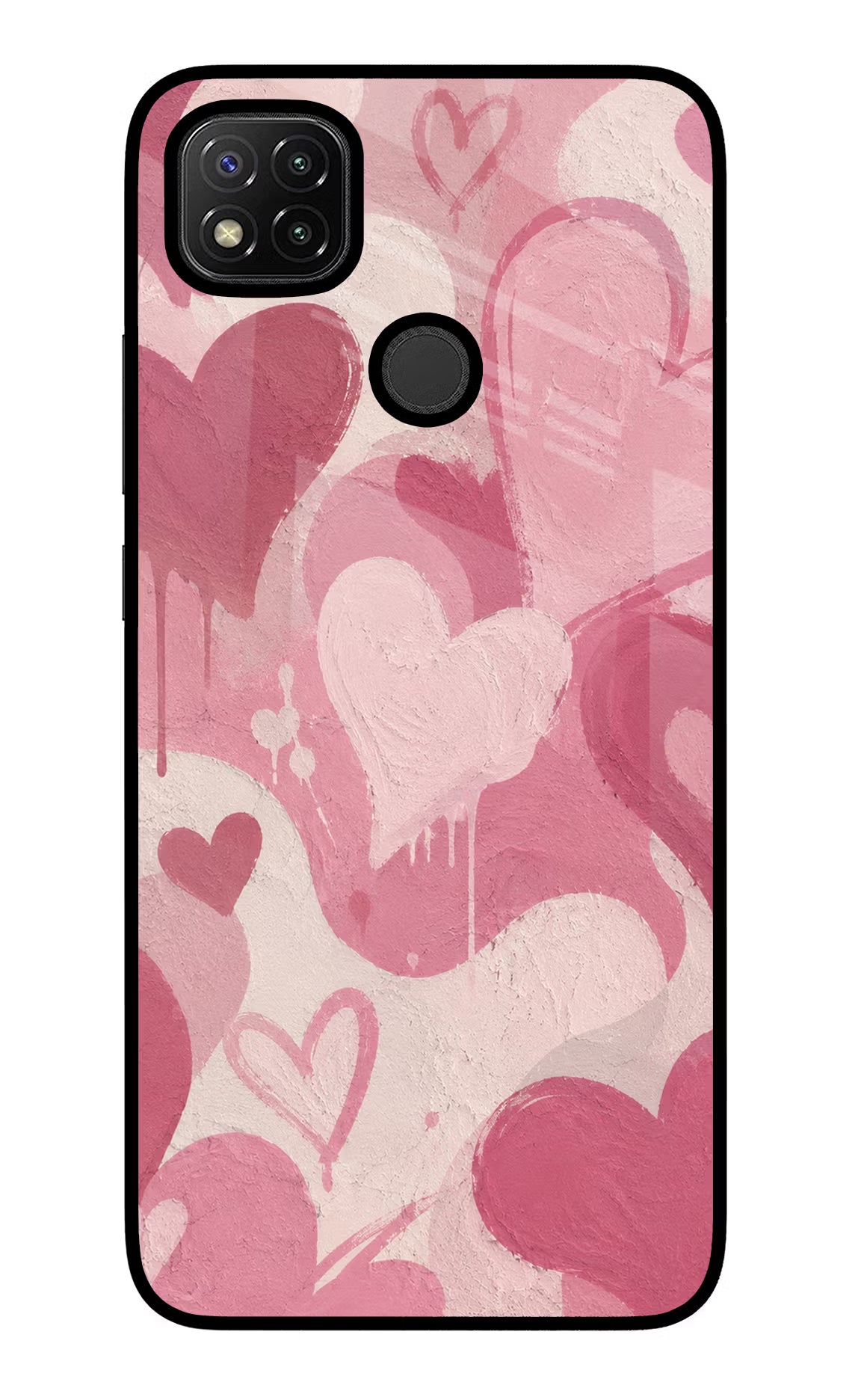 Hearty case Redmi 9 Glass Case - Hearty case Redmi 9 Glass Case Hearty case Redmi 9 Glass Case