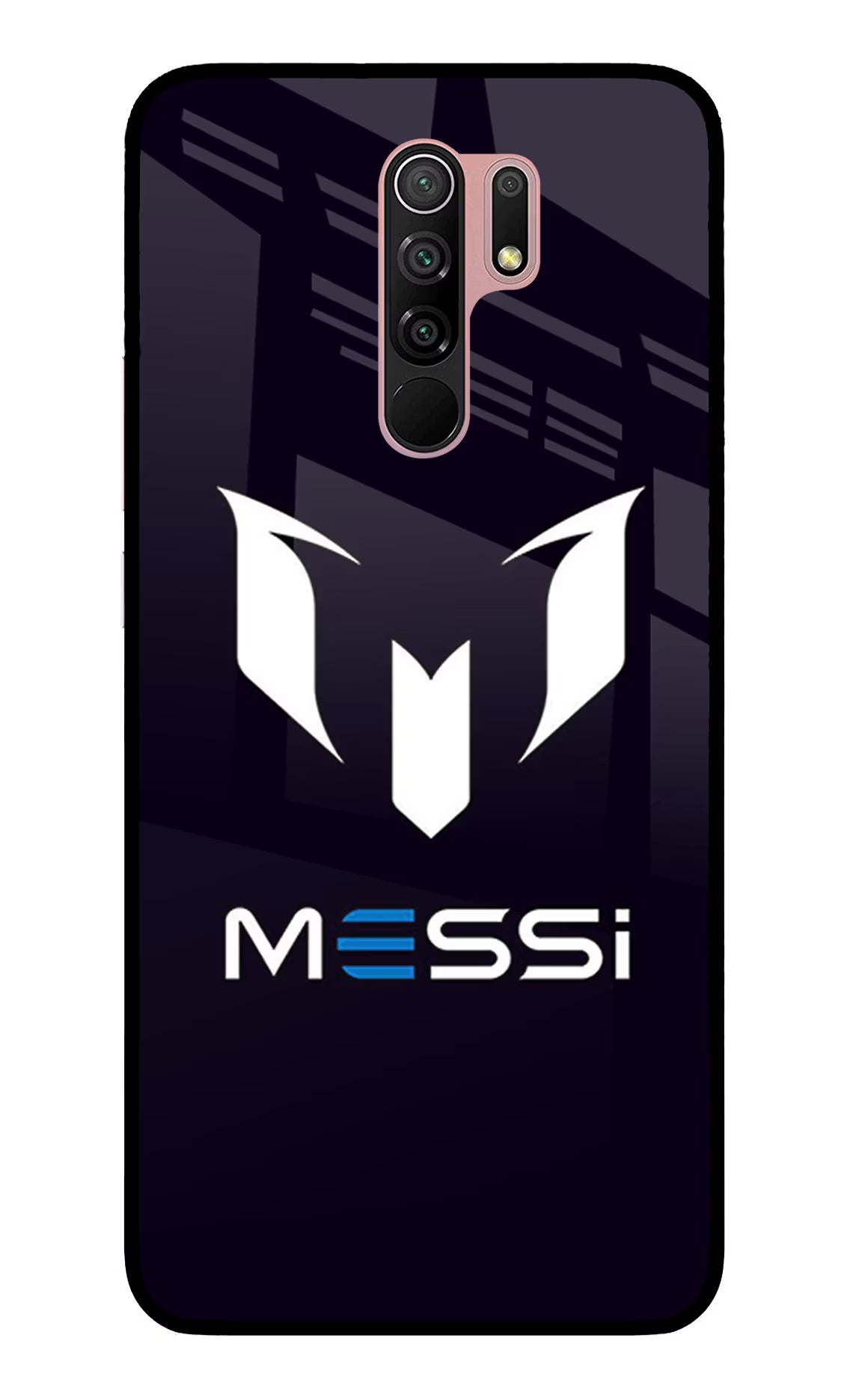 Messi Logo Redmi 9 Prime/Poco M2/M2 reloaded Glass Case - Messi Logo Redmi 9 Prime/Poco M2/M2 reloaded Glass Case Messi Logo Redmi 9 Prime/Poco M2/M2 reloaded Glass Case