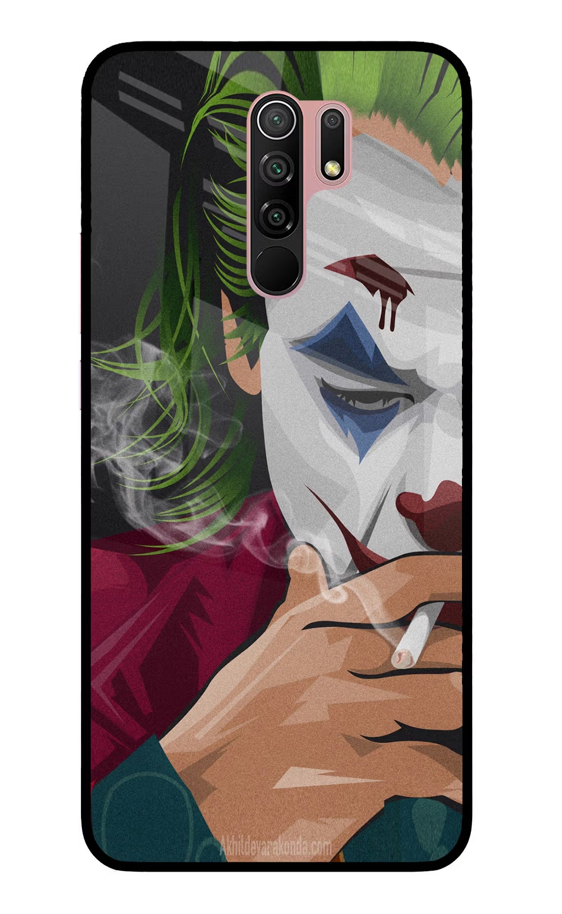 Joker Smoking Redmi 9 Prime/Poco M2/M2 reloaded Glass Case - Joker Smoking Redmi 9 Prime/Poco M2/M2 reloaded Glass Case Joker Smoking Redmi 9 Prime/Poco M2/M2 reloaded Glass Case