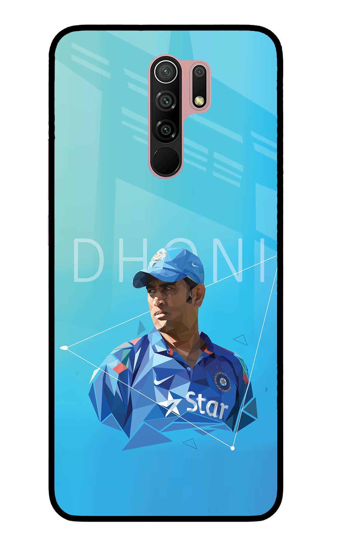 Dhoni Artwork Redmi 9 Prime/Poco M2/M2 reloaded Glass Case - Dhoni Artwork Redmi 9 Prime/Poco M2/M2 reloaded Glass Case Dhoni Artwork Redmi 9 Prime/Poco M2/M2 reloaded Glass Case
