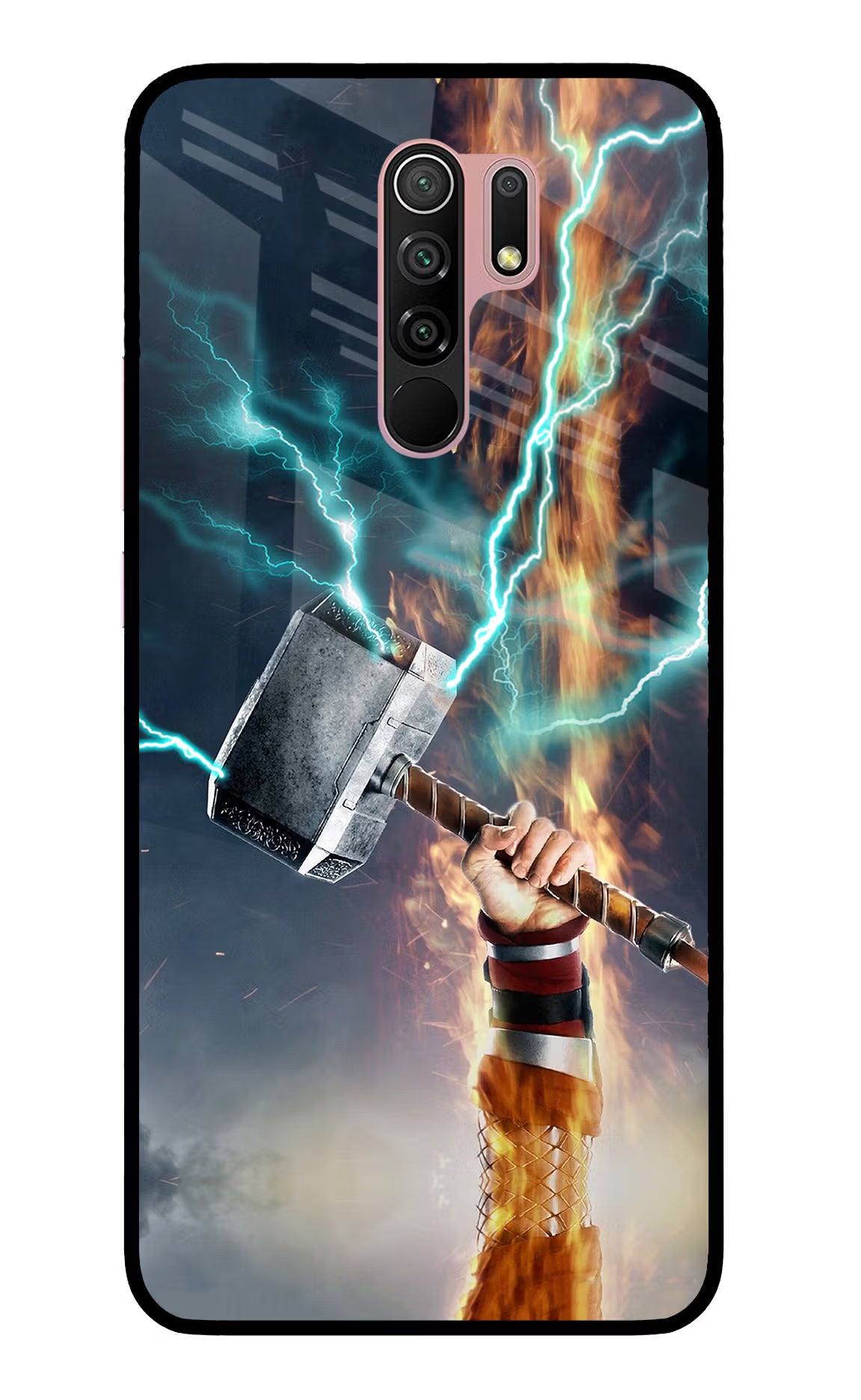 Thor Hammer Mjolnir Redmi 9 Prime/Poco M2/M2 reloaded Glass Case - Thor Hammer Mjolnir Redmi 9 Prime/Poco M2/M2 reloaded Glass Case Thor Hammer Mjolnir Redmi 9 Prime/Poco M2/M2 reloaded Glass Case