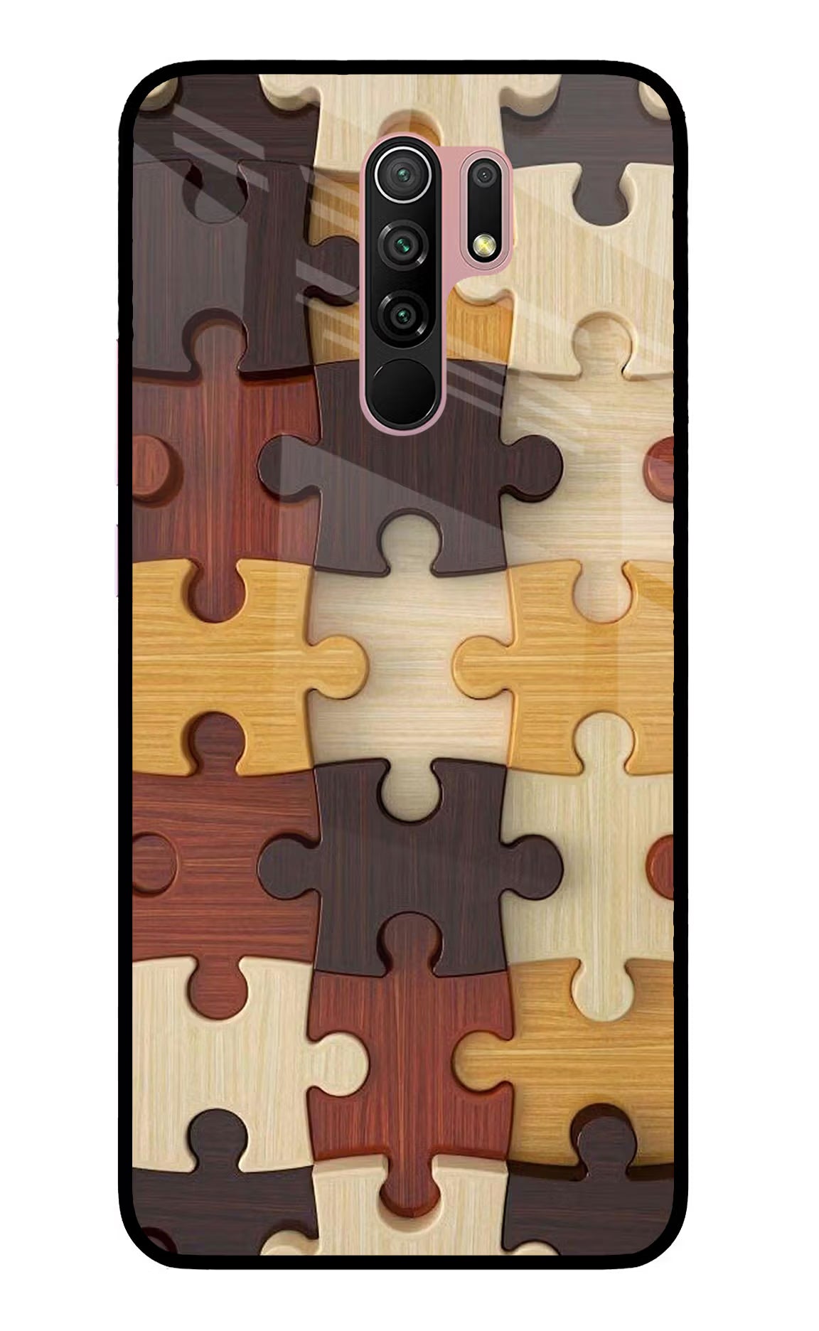Wooden Puzzle Redmi 9 Prime/Poco M2/M2 reloaded Glass Case - Wooden Puzzle Redmi 9 Prime/Poco M2/M2 reloaded Glass Case Wooden Puzzle Redmi 9 Prime/Poco M2/M2 reloaded Glass Case