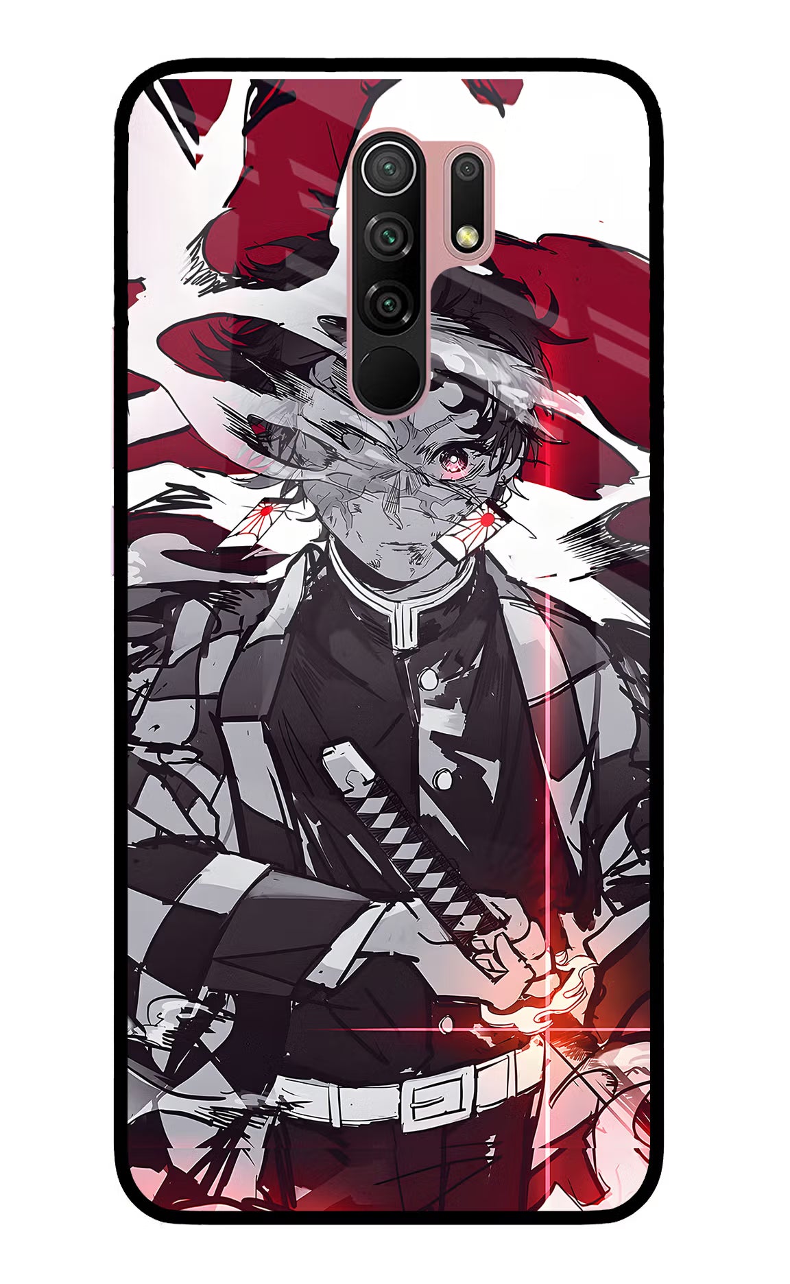 Demon Slayer Redmi 9 Prime/Poco M2/M2 reloaded Glass Case - Demon Slayer Redmi 9 Prime/Poco M2/M2 reloaded Glass Case Demon Slayer Redmi 9 Prime/Poco M2/M2 reloaded Glass Case
