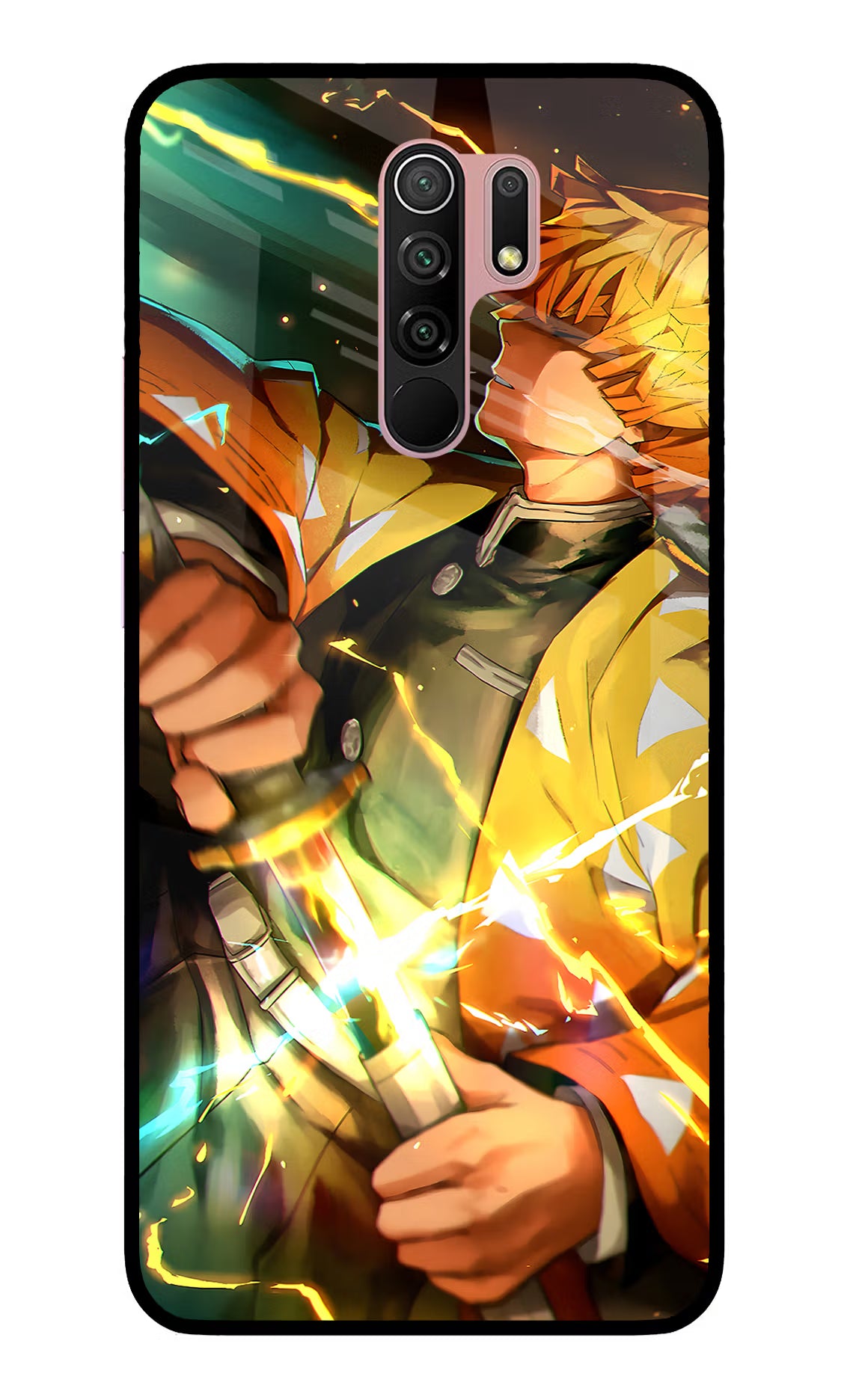 Demon Slayer Redmi 9 Prime/Poco M2/M2 reloaded Glass Case - Demon Slayer Redmi 9 Prime/Poco M2/M2 reloaded Glass Case Demon Slayer Redmi 9 Prime/Poco M2/M2 reloaded Glass Case