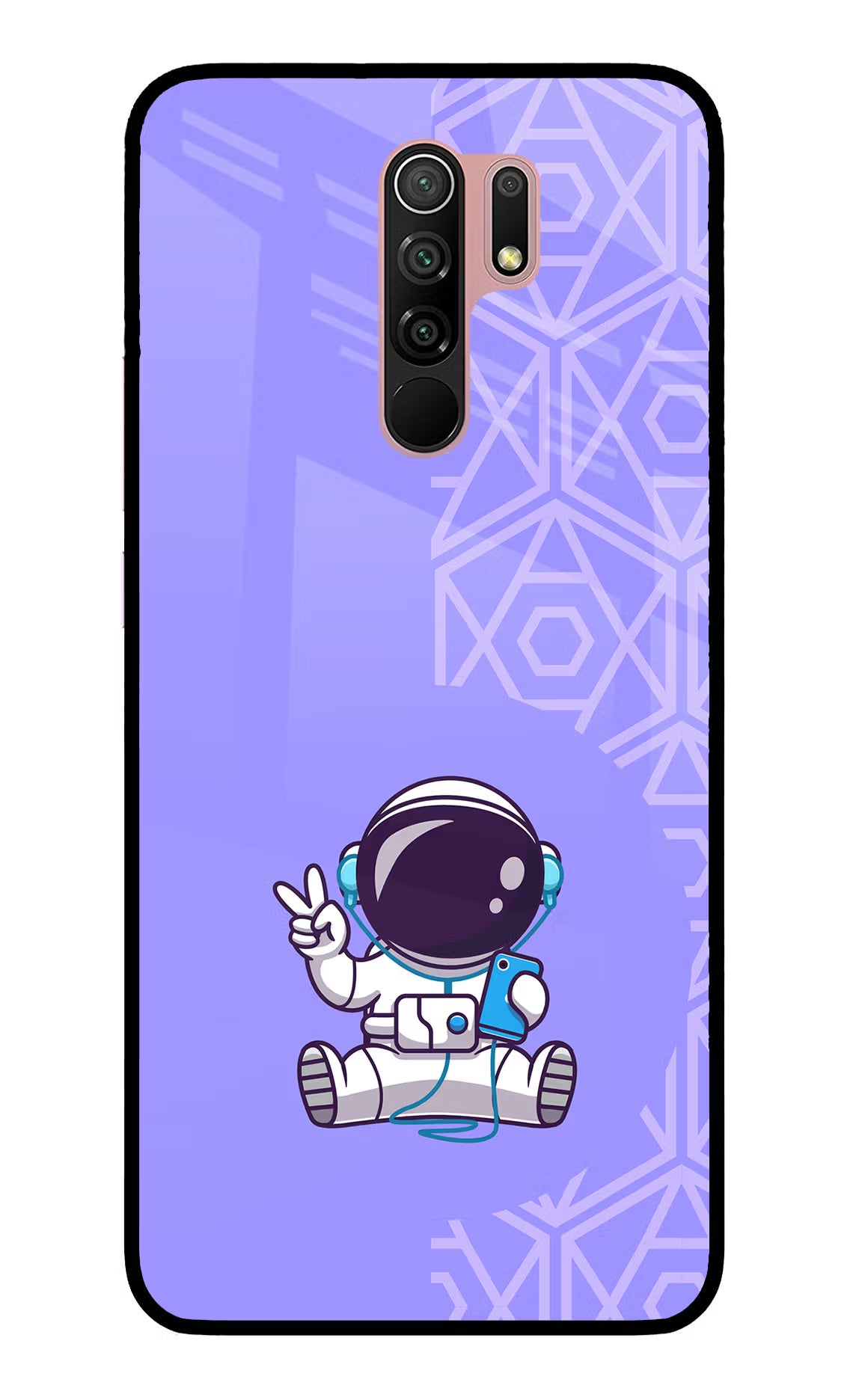 Cute Astronaut Chilling Redmi 9 Prime/Poco M2/M2 reloaded Glass Case - Cute Astronaut Chilling Redmi 9 Prime/Poco M2/M2 reloaded Glass Case Cute Astronaut Chilling Redmi 9 Prime/Poco M2/M2 reloaded Glass Case