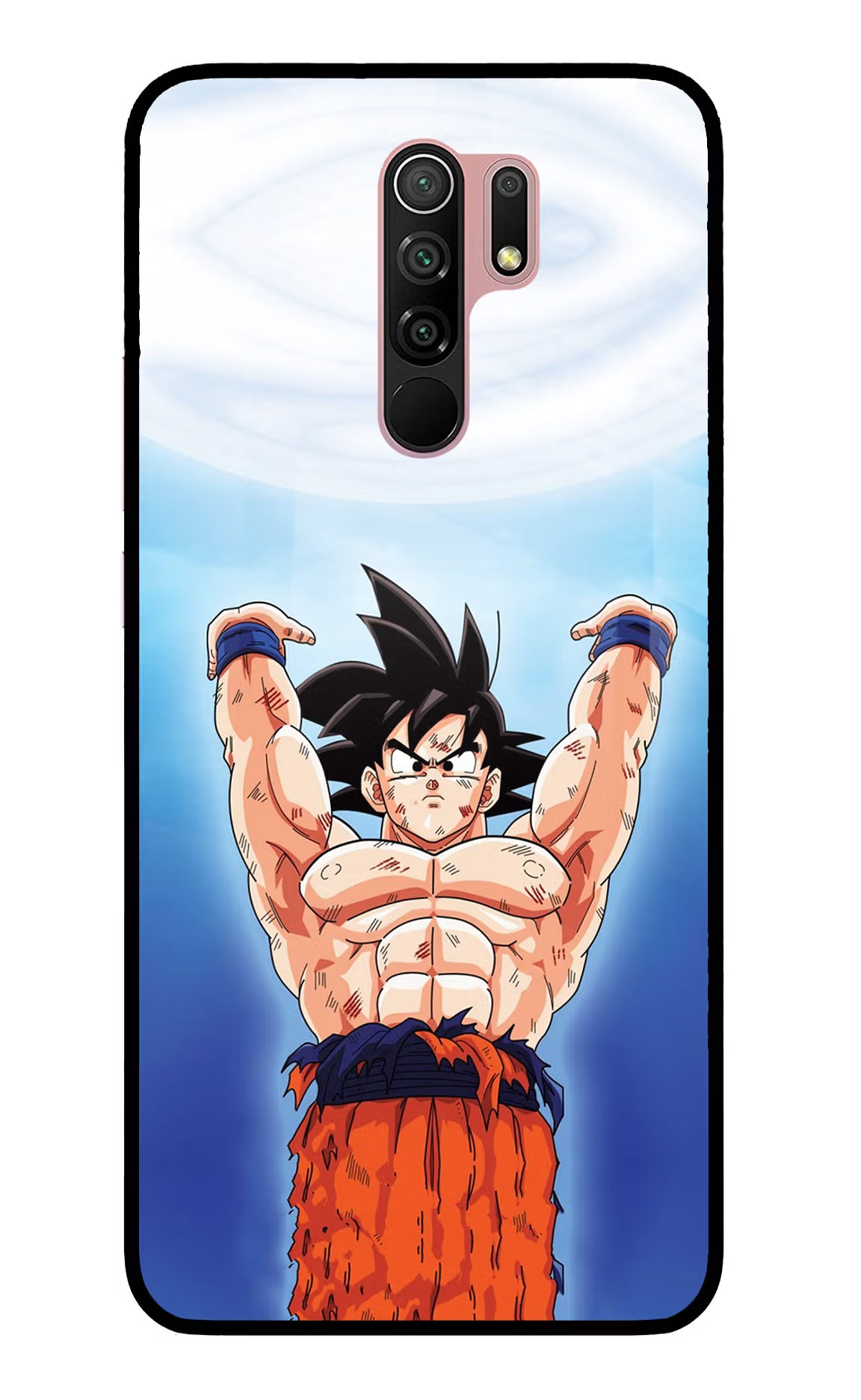 Goku Power Redmi 9 Prime/Poco M2/M2 reloaded Glass Case - Goku Power Redmi 9 Prime/Poco M2/M2 reloaded Glass Case Goku Power Redmi 9 Prime/Poco M2/M2 reloaded Glass Case