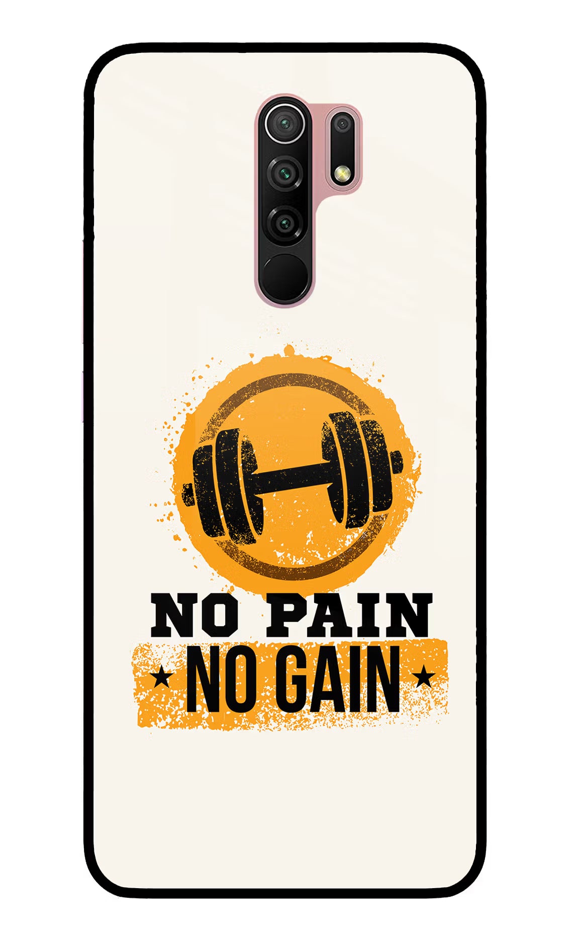 No Pain No Gain Redmi 9 Prime/Poco M2/M2 reloaded Glass Case - No Pain No Gain Redmi 9 Prime/Poco M2/M2 reloaded Glass Case No Pain No Gain Redmi 9 Prime/Poco M2/M2 reloaded Glass Case