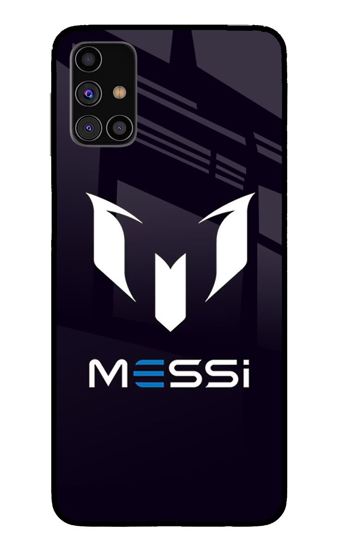 Messi Logo Samsung M31s Glass Case - Messi Logo Samsung M31s Glass Case Messi Logo Samsung M31s Glass Case