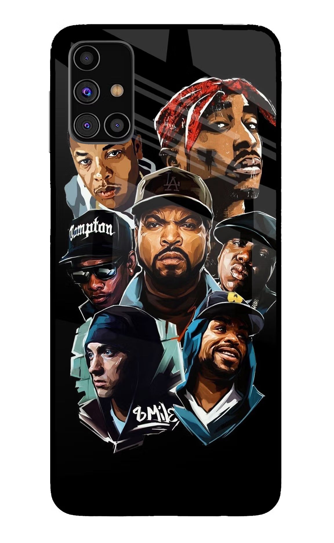 Rappers Samsung M31s Glass Case - Rappers Samsung M31s Glass Case Rappers Samsung M31s Glass Case