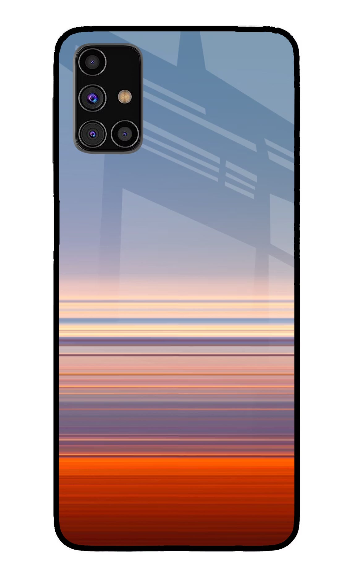 Morning Colors Samsung M31s Back Cover - Morning Colors Samsung M31s Glass Case Back Cover by Casekaro Morning Colors Samsung M31s Glass Case Back Cover by Casekaro
