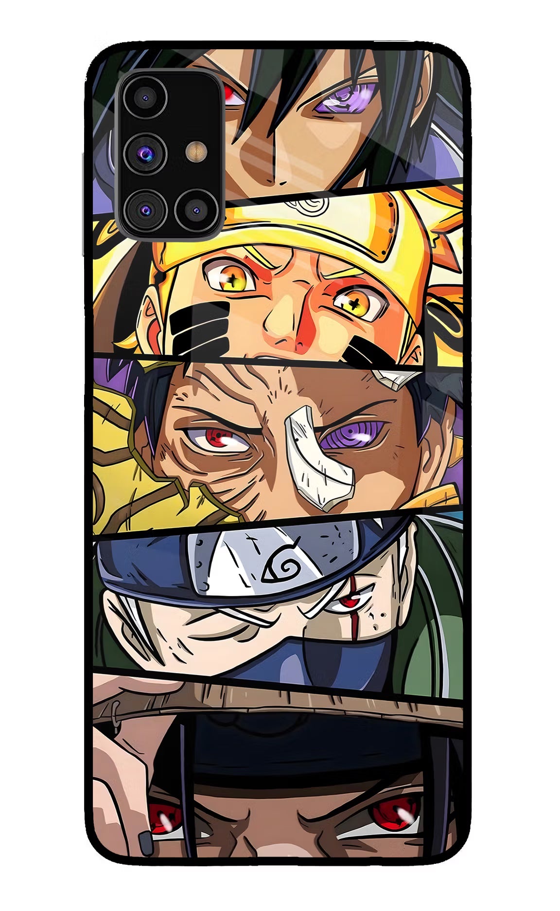 Naruto Character Samsung M31s Glass Case - Naruto Character Samsung M31s Glass Case Naruto Character Samsung M31s Glass Case