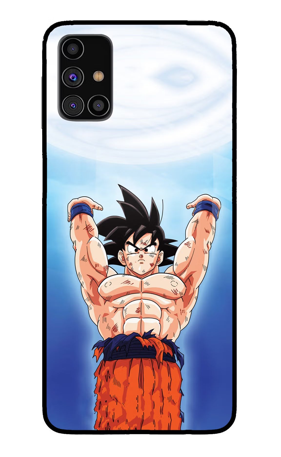 Goku Power Samsung M31s Glass Case - Goku Power Samsung M31s Glass Case Goku Power Samsung M31s Glass Case