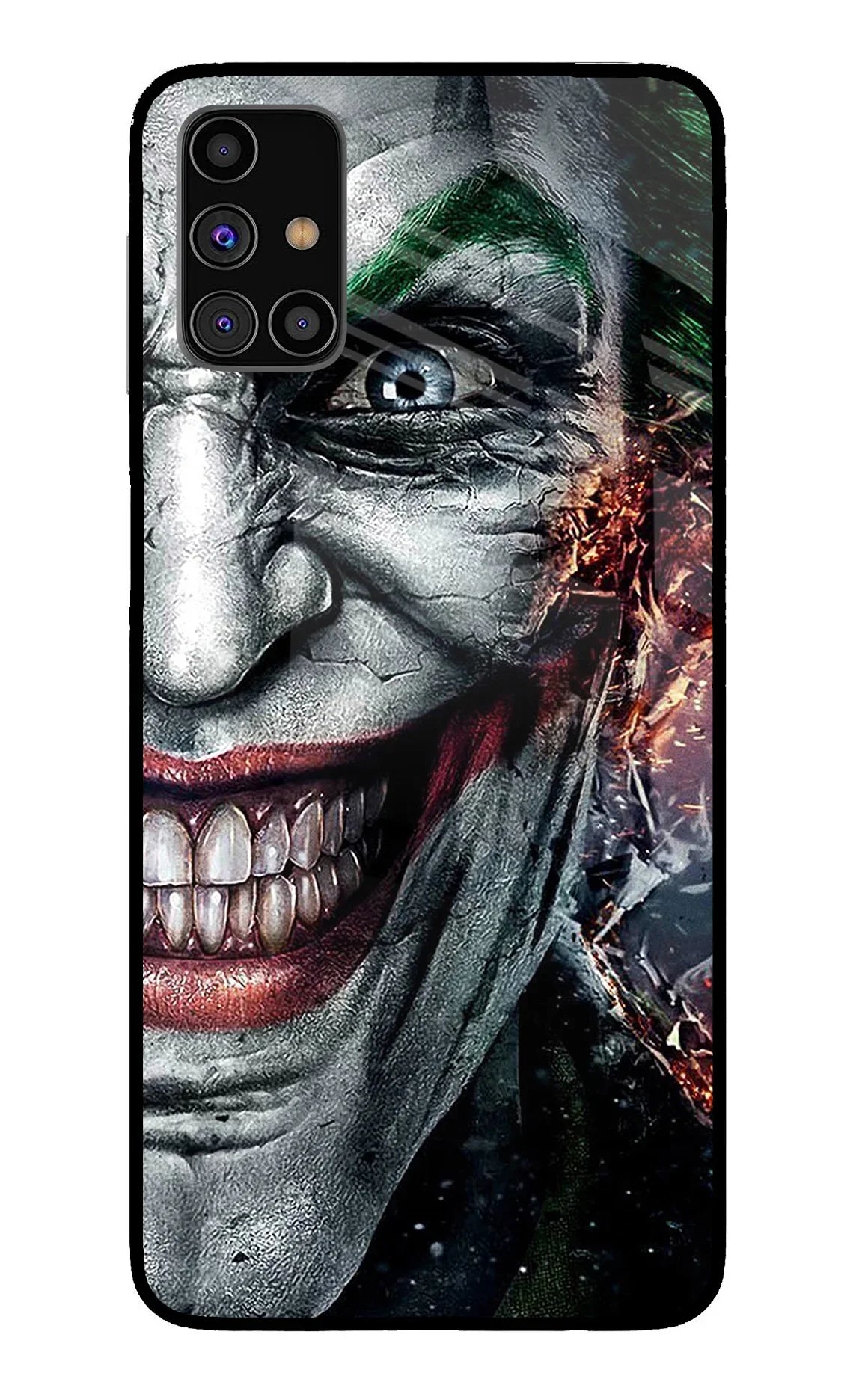 Joker Cam Samsung M31s Glass Case - Joker Cam Samsung M31s Glass Case Joker Cam Samsung M31s Glass Case
