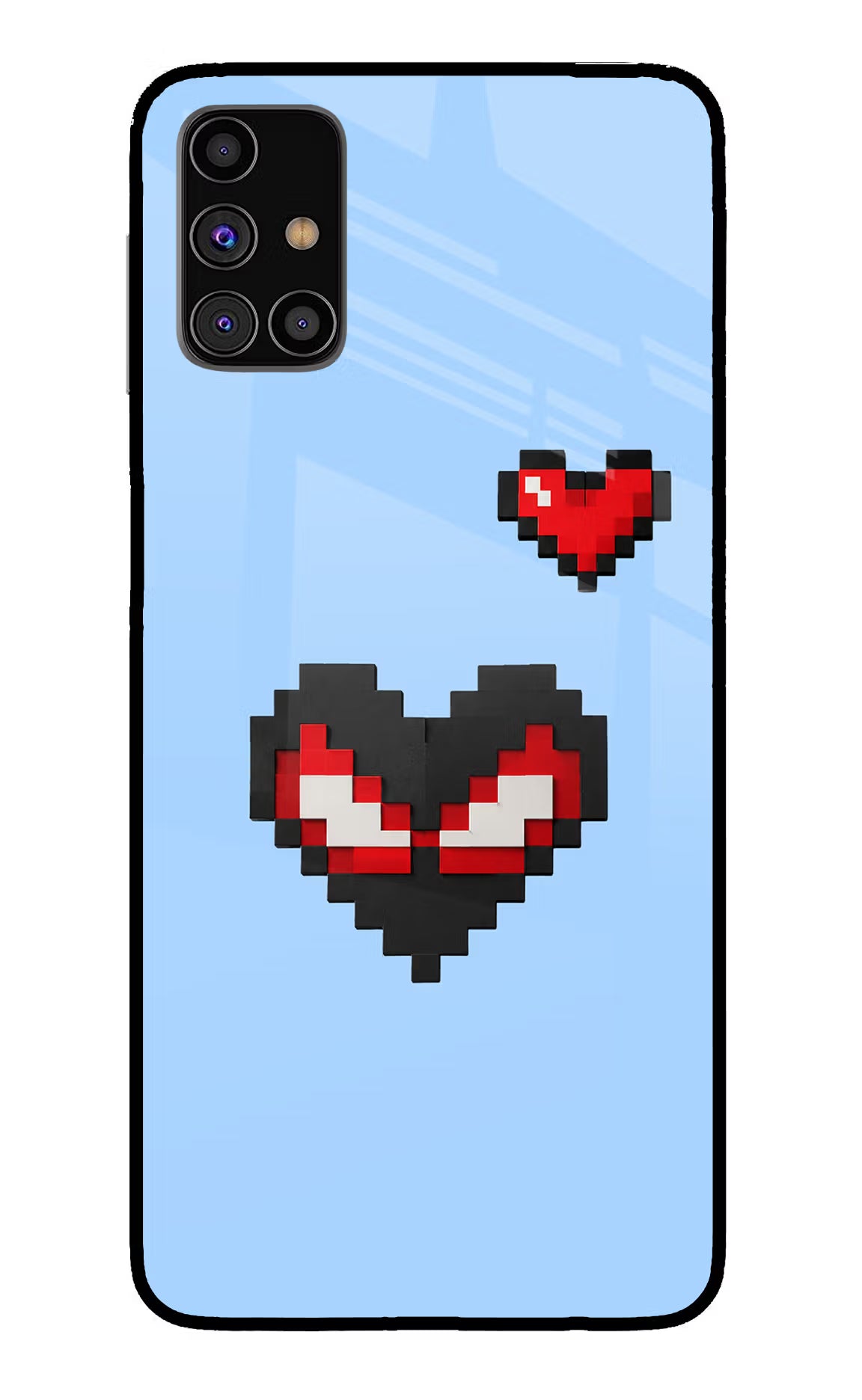 Peter Heart Samsung M31s Glass Case - Peter Heart Samsung M31s Glass Case Peter Heart Samsung M31s Glass Case
