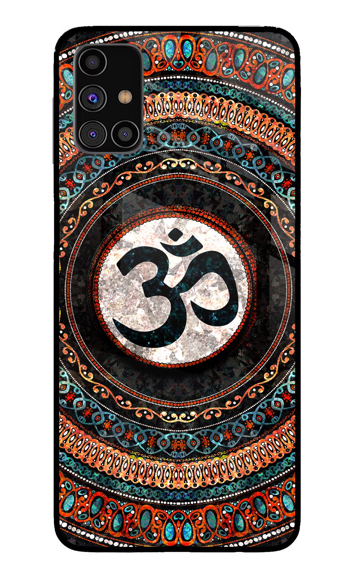 Om Culture Samsung M31s Glass Case - Om Culture Samsung M31s Glass Case Om Culture Samsung M31s Glass Case