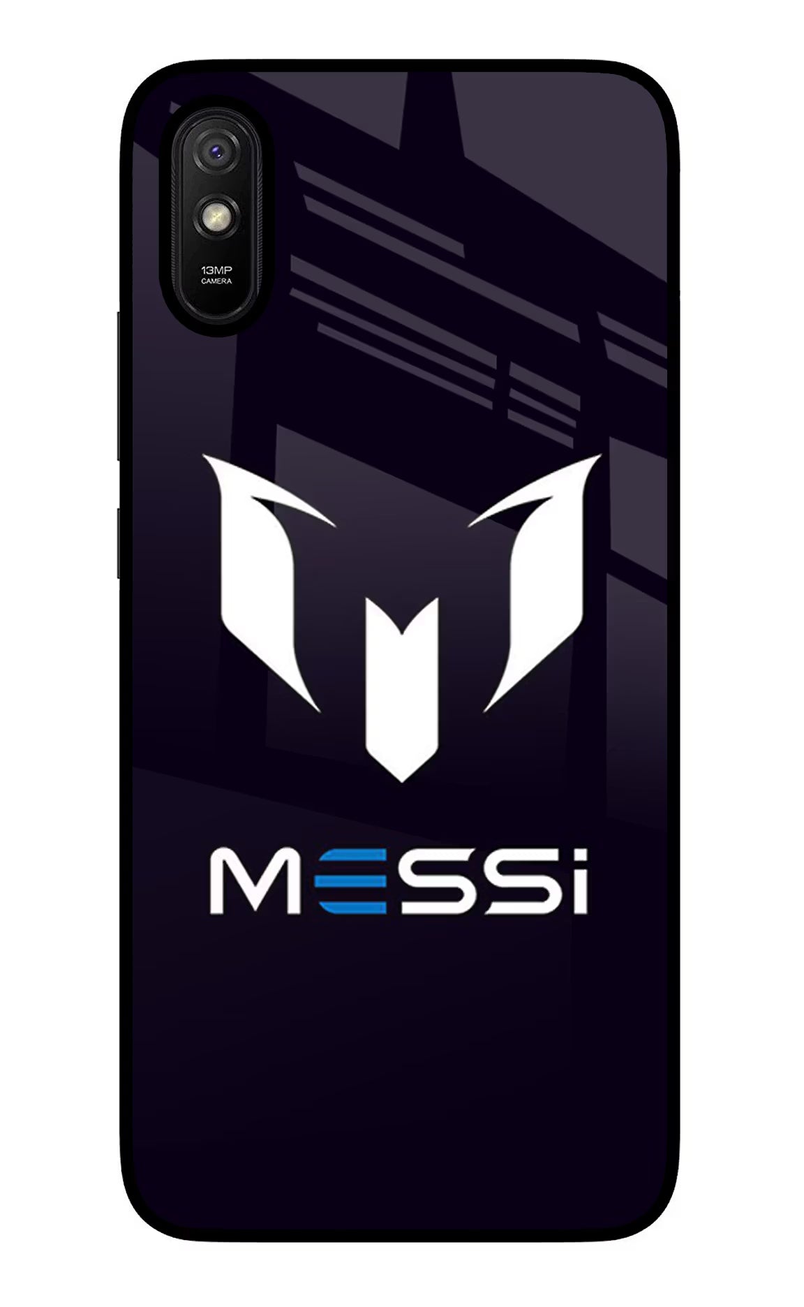 Messi Logo Redmi 9A/9i Glass Case - Messi Logo Redmi 9A/9i Glass Case Messi Logo Redmi 9A/9i Glass Case