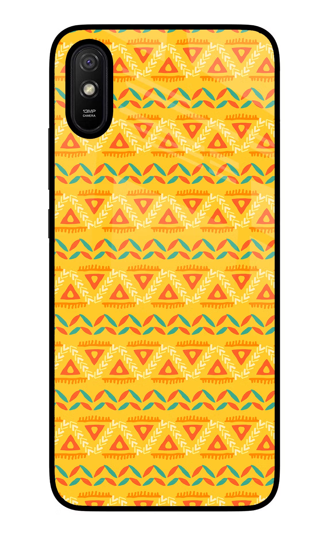 Tribal Pattern Redmi 9A/9i Glass Case - Tribal Pattern Redmi 9A/9i Glass Case Tribal Pattern Redmi 9A/9i Glass Case