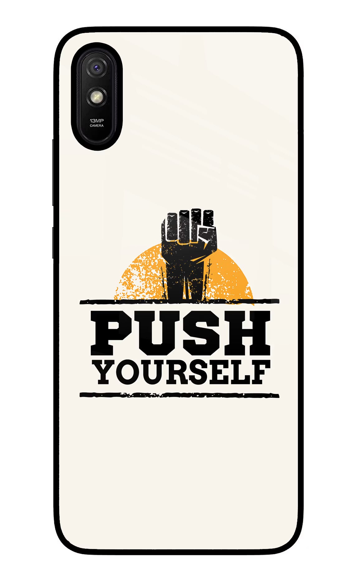 Push Yourself Redmi 9A/9i Glass Case - Push Yourself Redmi 9A/9i Glass Case Push Yourself Redmi 9A/9i Glass Case