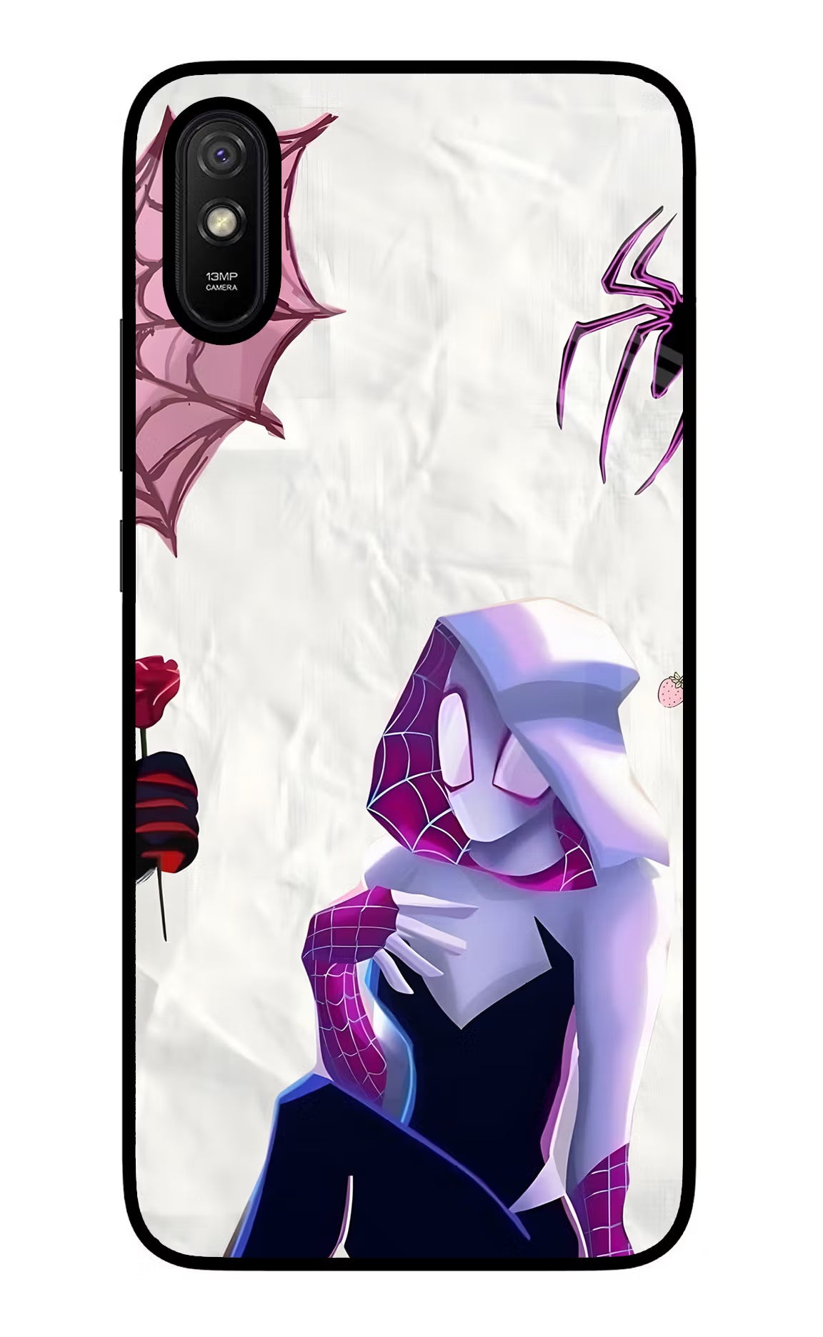 Gwen Verse Redmi 9A/9i Glass Case - Gwen Verse Redmi 9A/9i Glass Case Gwen Verse Redmi 9A/9i Glass Case