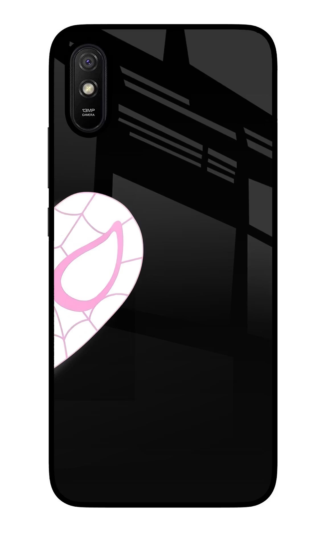 Gwen Mask Redmi 9A/9i Glass Case - Gwen Mask Redmi 9A/9i Glass Case Gwen Mask Redmi 9A/9i Glass Case