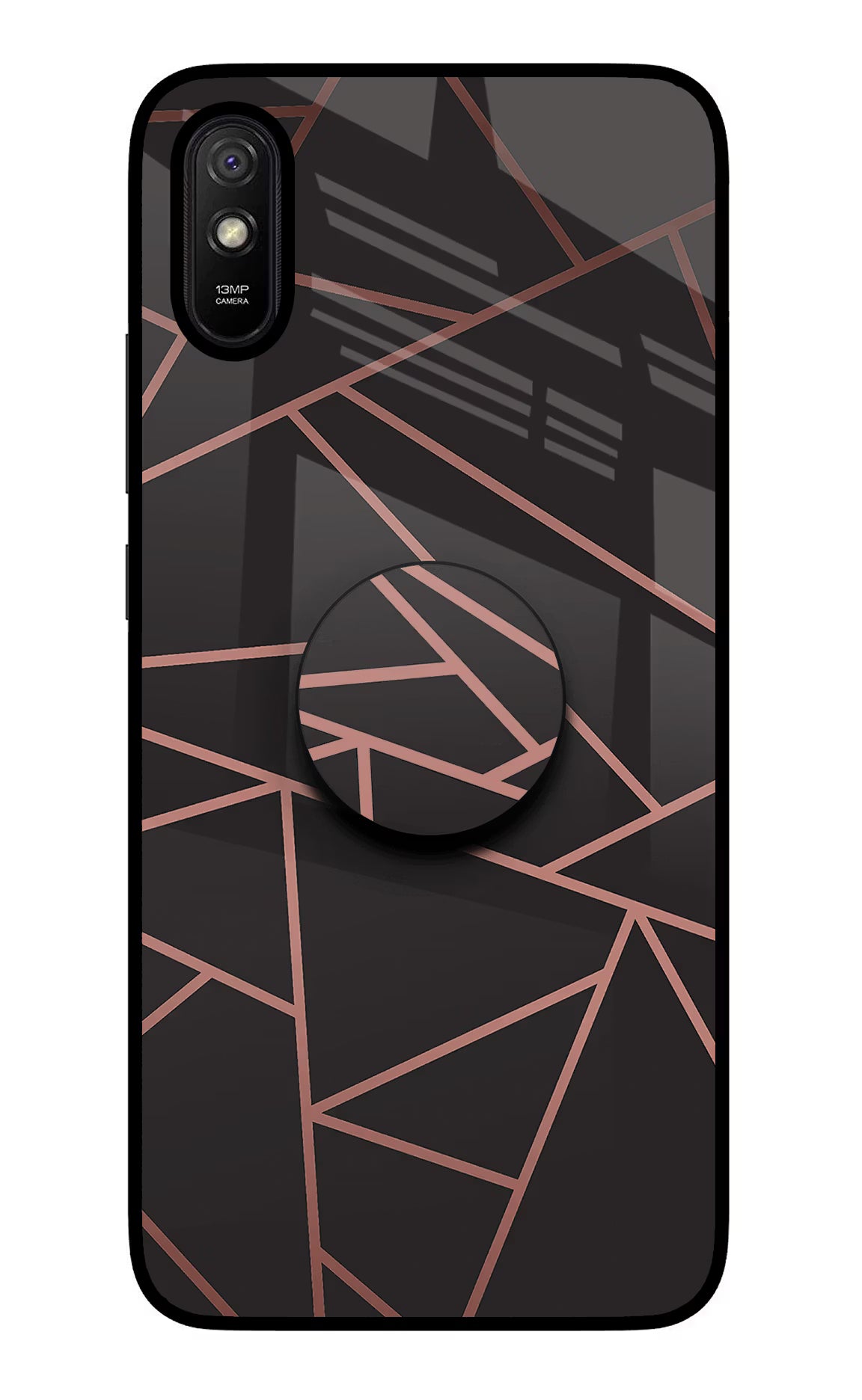 Geometric Pattern Redmi 9A/9i Glass Case - Geometric Pattern Redmi 9A/9i Glass Case Geometric Pattern Redmi 9A/9i Glass Case