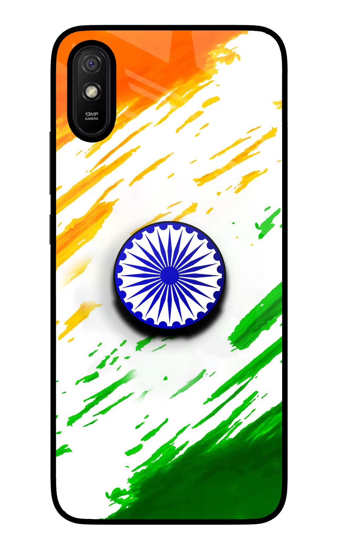 Indian Flag Ashoka Chakra Redmi 9A/9i Glass Case - Indian Flag Ashoka Chakra Redmi 9A/9i Glass Case Indian Flag Ashoka Chakra Redmi 9A/9i Glass Case