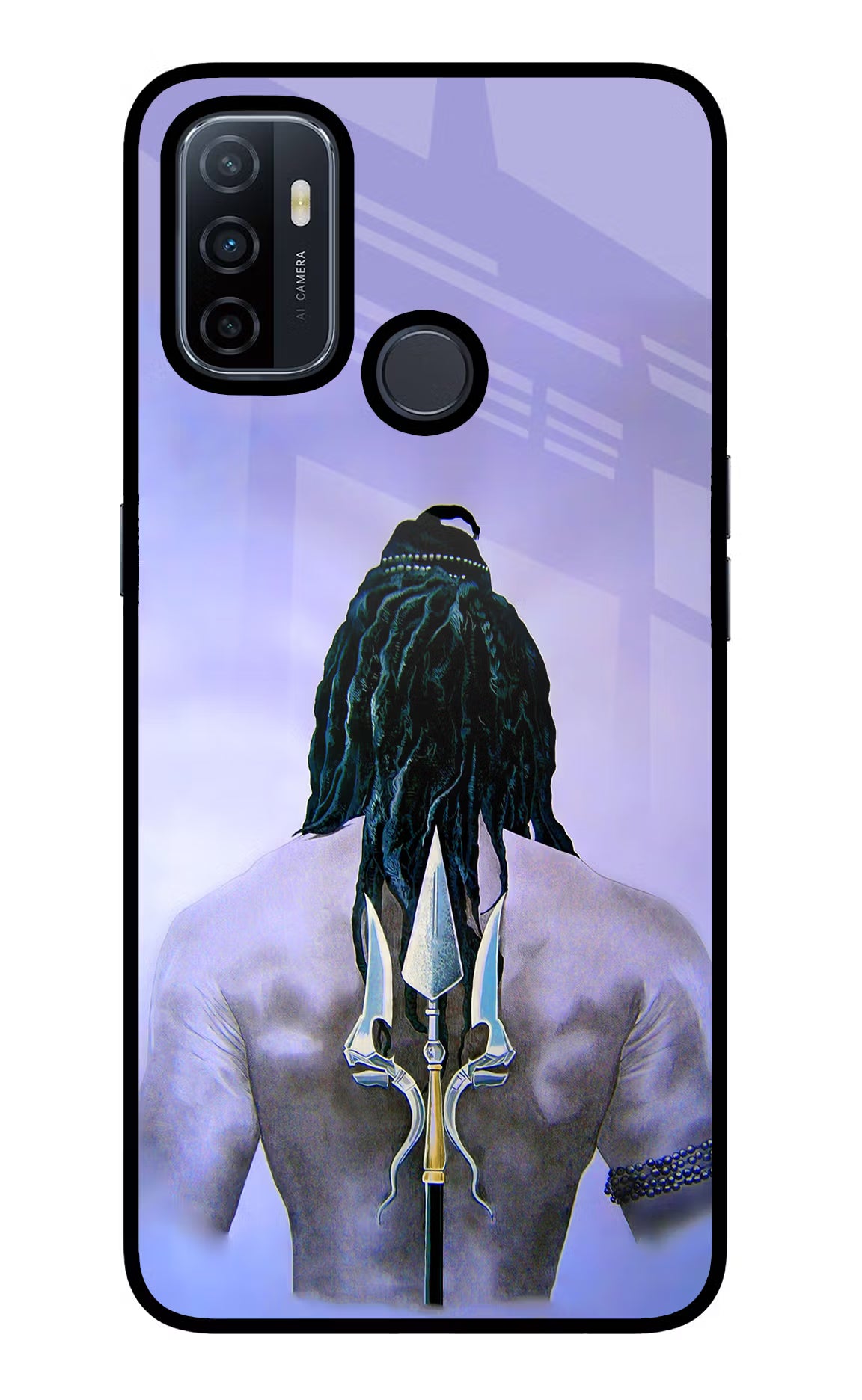 Shiva Oppo A53 2020 Glass Case - Shiva Oppo A53 2020 Glass Case Shiva Oppo A53 2020 Glass Case