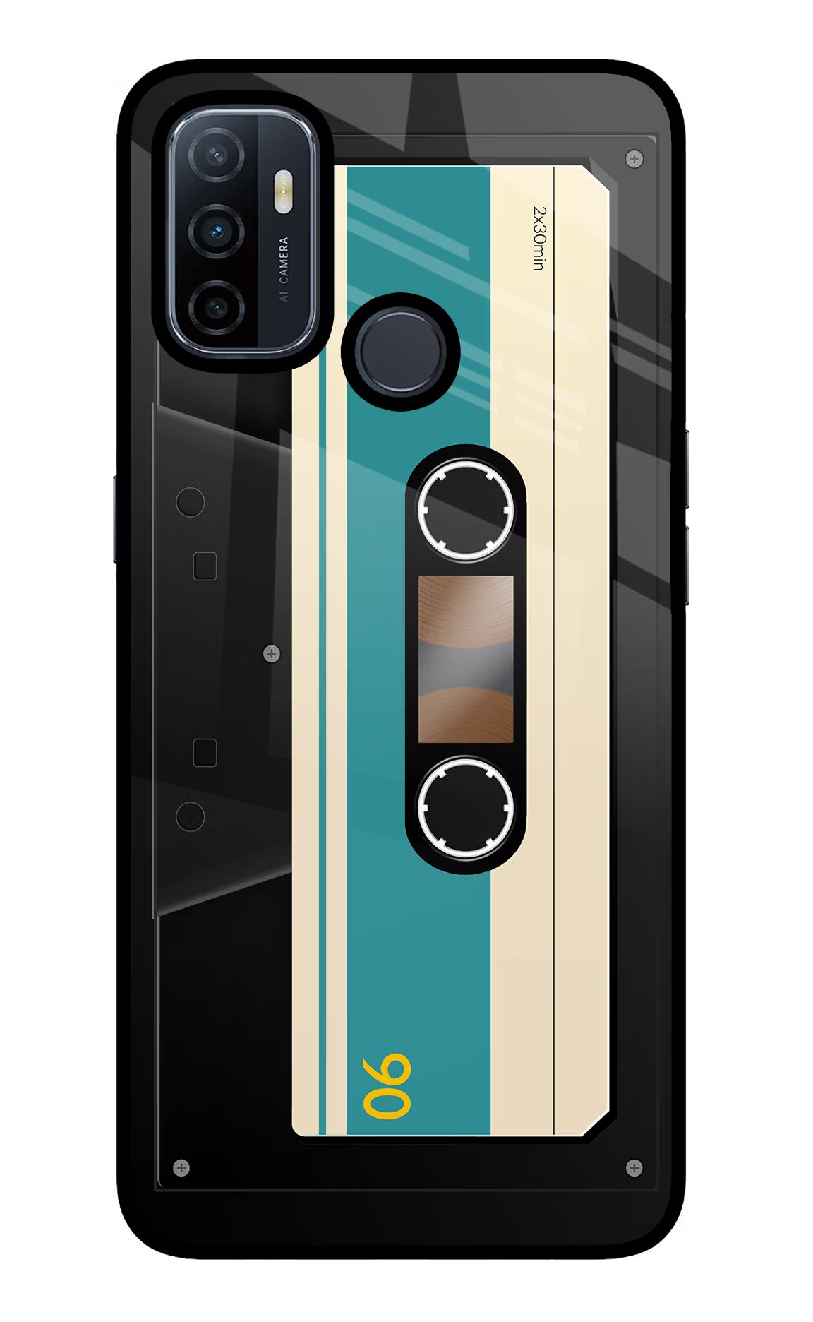 Cassette Oppo A53 2020 Glass Case - Cassette Oppo A53 2020 Glass Case Cassette Oppo A53 2020 Glass Case
