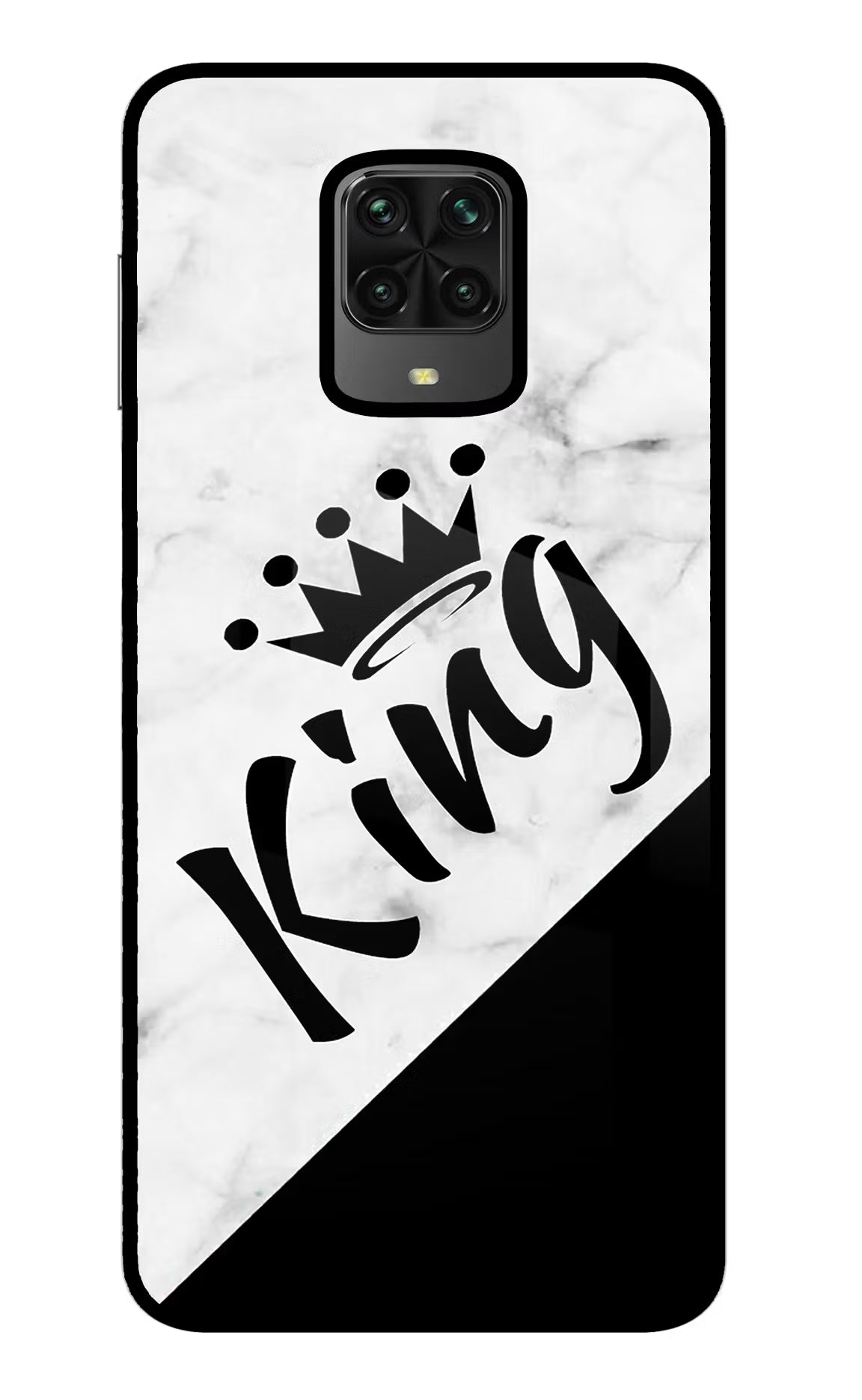 King Poco M2 Pro Glass Case - King Poco M2 Pro Glass Case King Poco M2 Pro Glass Case