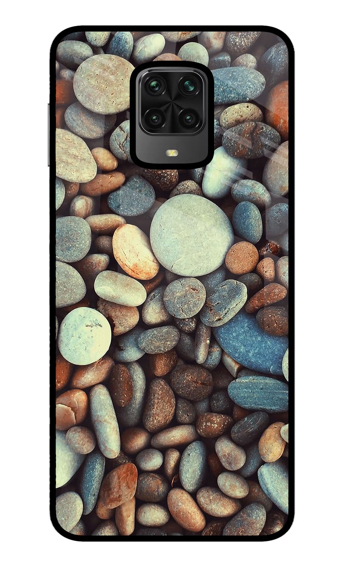 Pebble Poco M2 Pro Glass Case - Pebble Poco M2 Pro Glass Case Pebble Poco M2 Pro Glass Case
