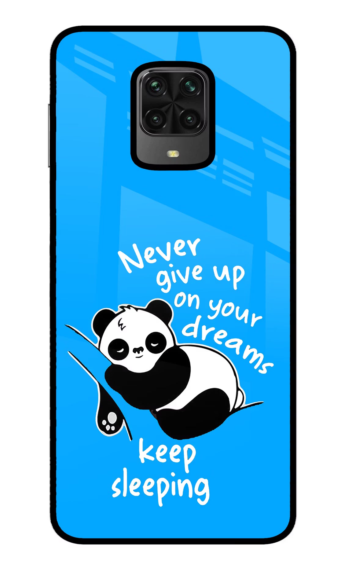 Keep Sleeping Poco M2 Pro Glass Case - Keep Sleeping Poco M2 Pro Glass Case Keep Sleeping Poco M2 Pro Glass Case