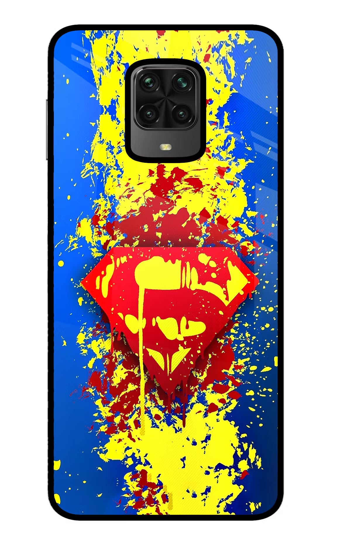 Superman logo Poco M2 Pro Glass Case - Superman logo Poco M2 Pro Glass Case Superman logo Poco M2 Pro Glass Case