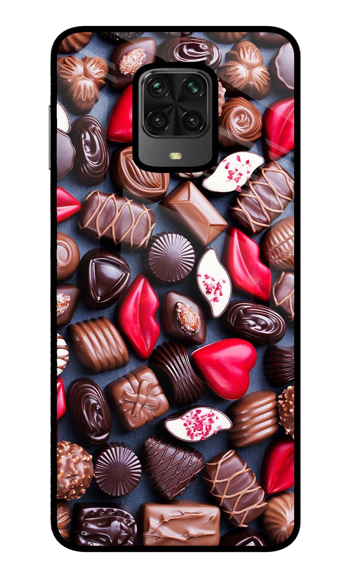 Chocolates Poco M2 Pro Glass Case - Chocolates Poco M2 Pro Glass Case Chocolates Poco M2 Pro Glass Case