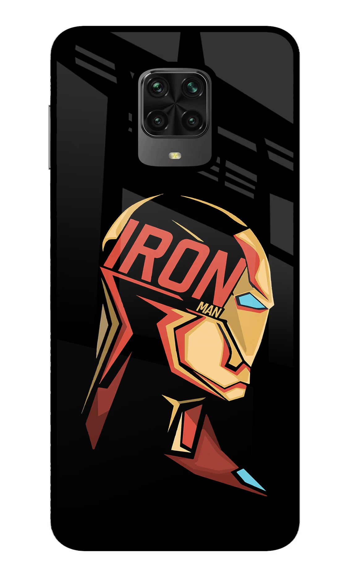 IronMan Poco M2 Pro Glass Case - IronMan Poco M2 Pro Glass Case IronMan Poco M2 Pro Glass Case