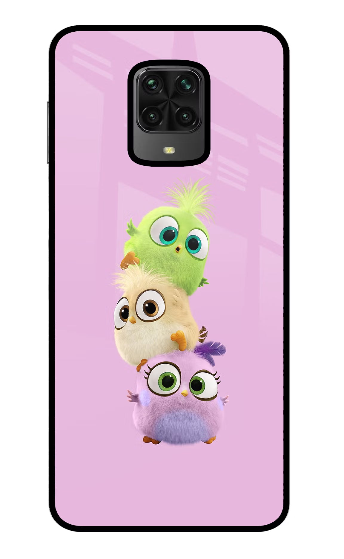Cute Little Birds Poco M2 Pro Glass Case - Cute Little Birds Poco M2 Pro Glass Case Cute Little Birds Poco M2 Pro Glass Case