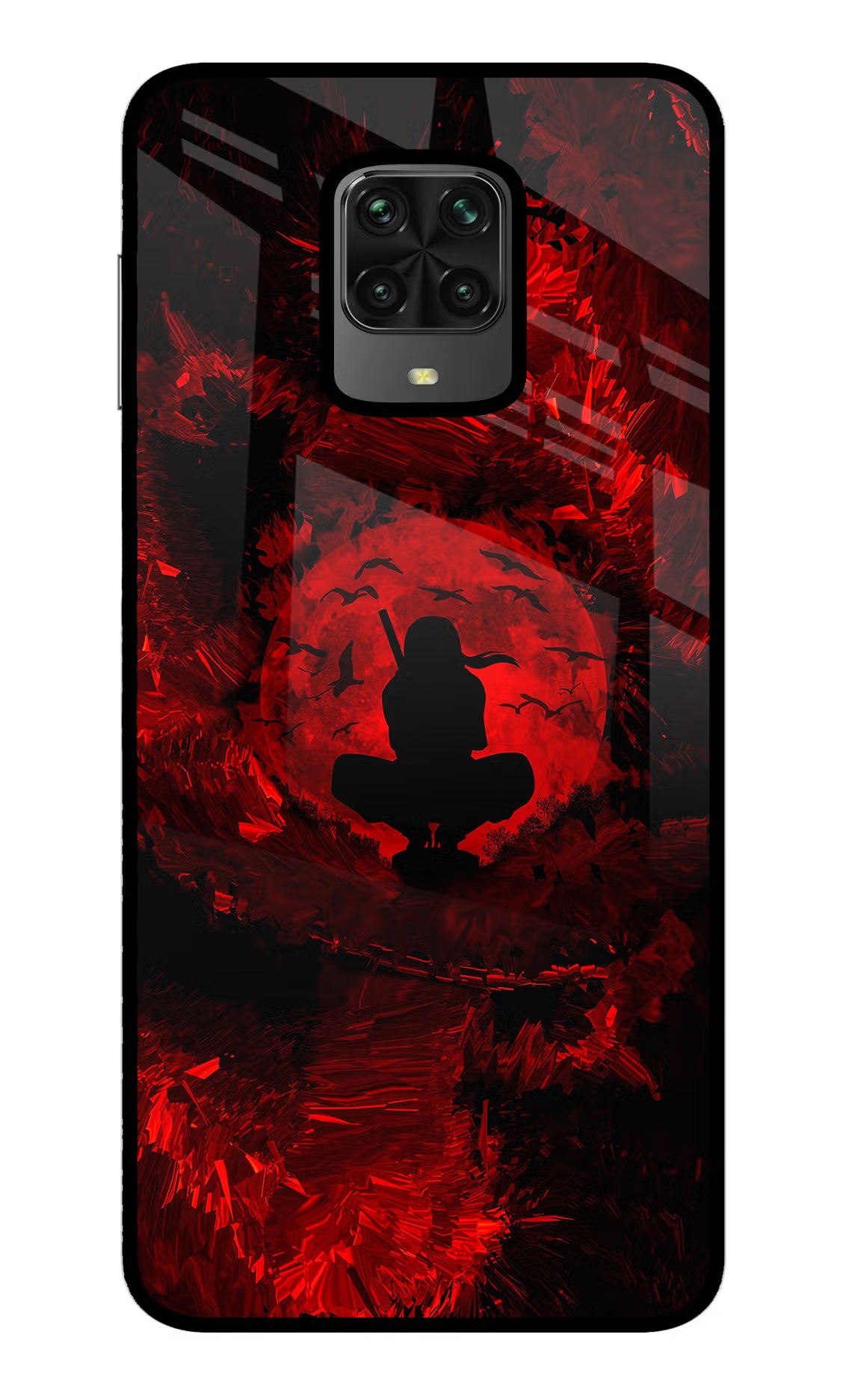 Itachi Uchiha Poco M2 Pro Glass Case - Itachi Uchiha Poco M2 Pro Glass Case Itachi Uchiha Poco M2 Pro Glass Case