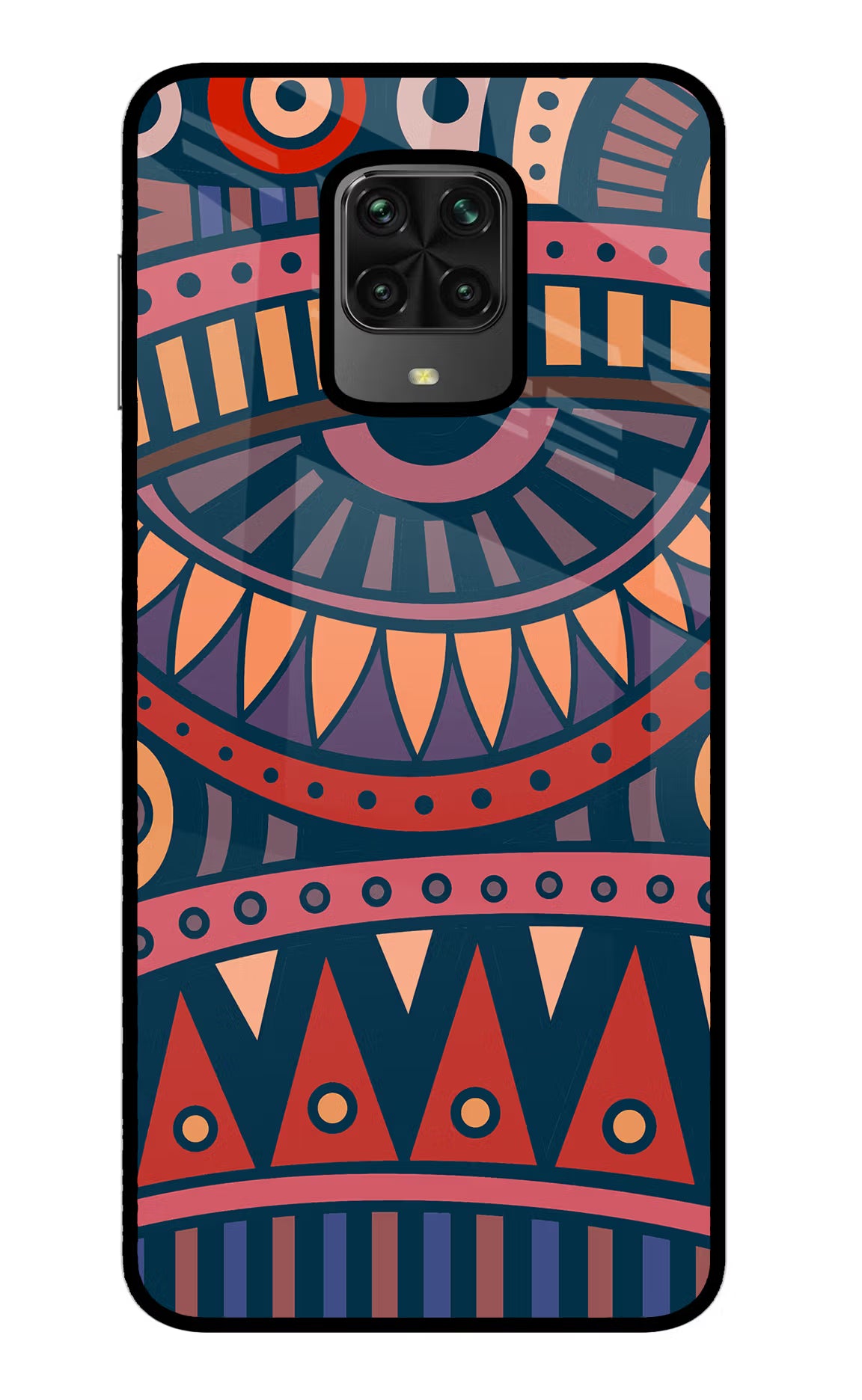 African Culture Design Poco M2 Pro Glass Case - African Culture Design Poco M2 Pro Glass Case African Culture Design Poco M2 Pro Glass Case